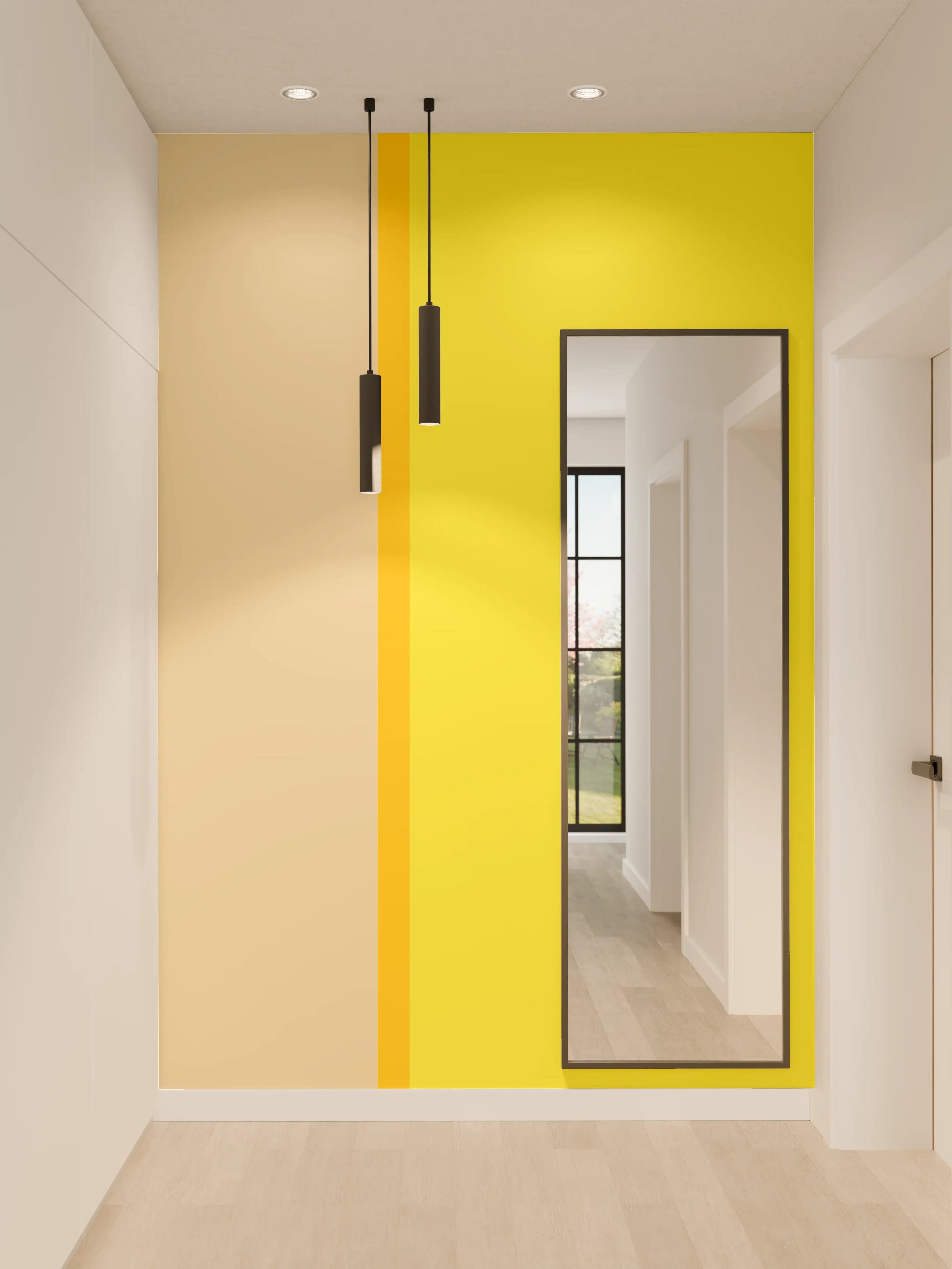 Wandverkleidung Flur - The Yellows - Easy Vertical - Honey