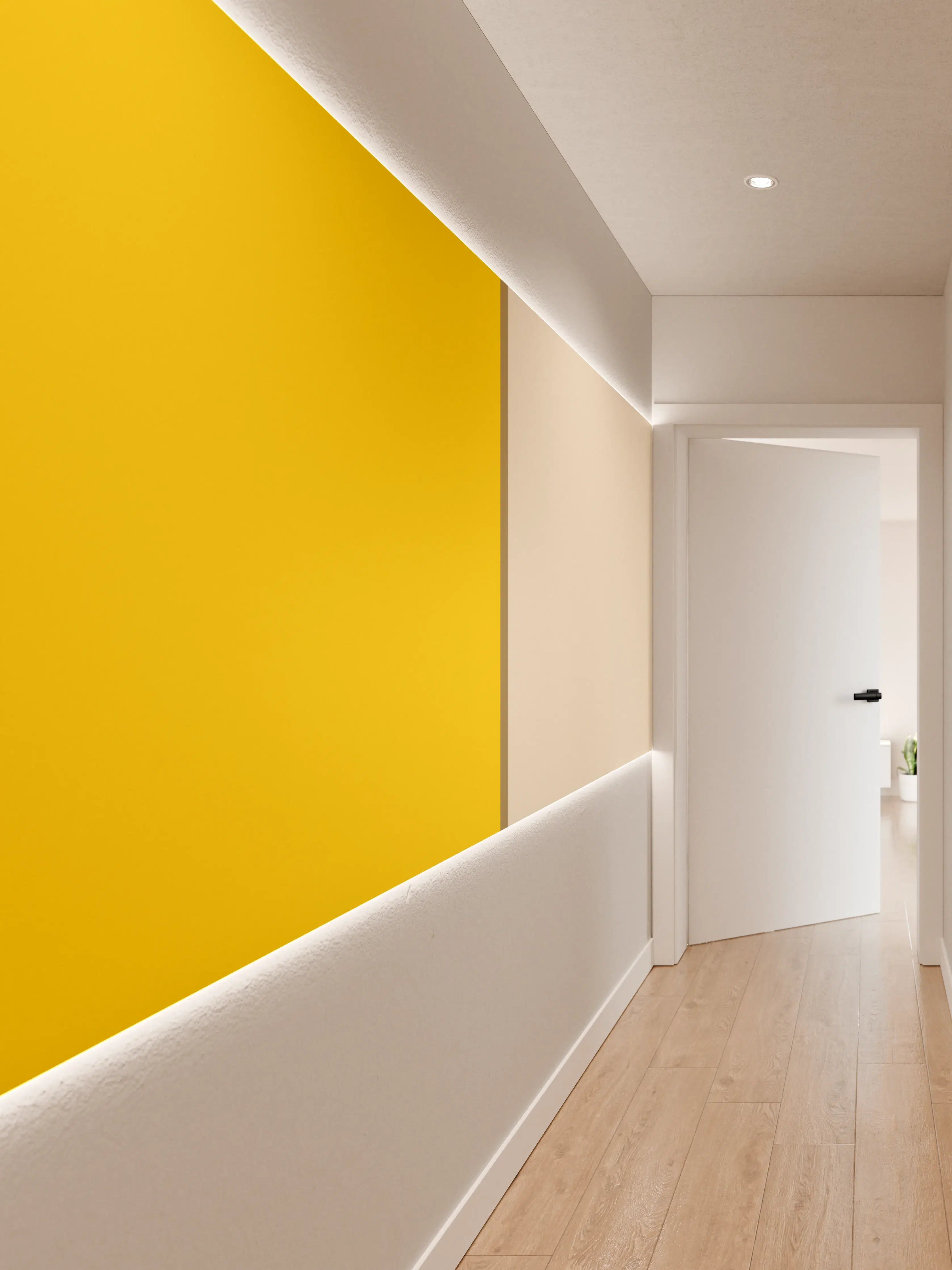 Wandverkleidung Flur - The Yellows - Easy Vertical - Saffron