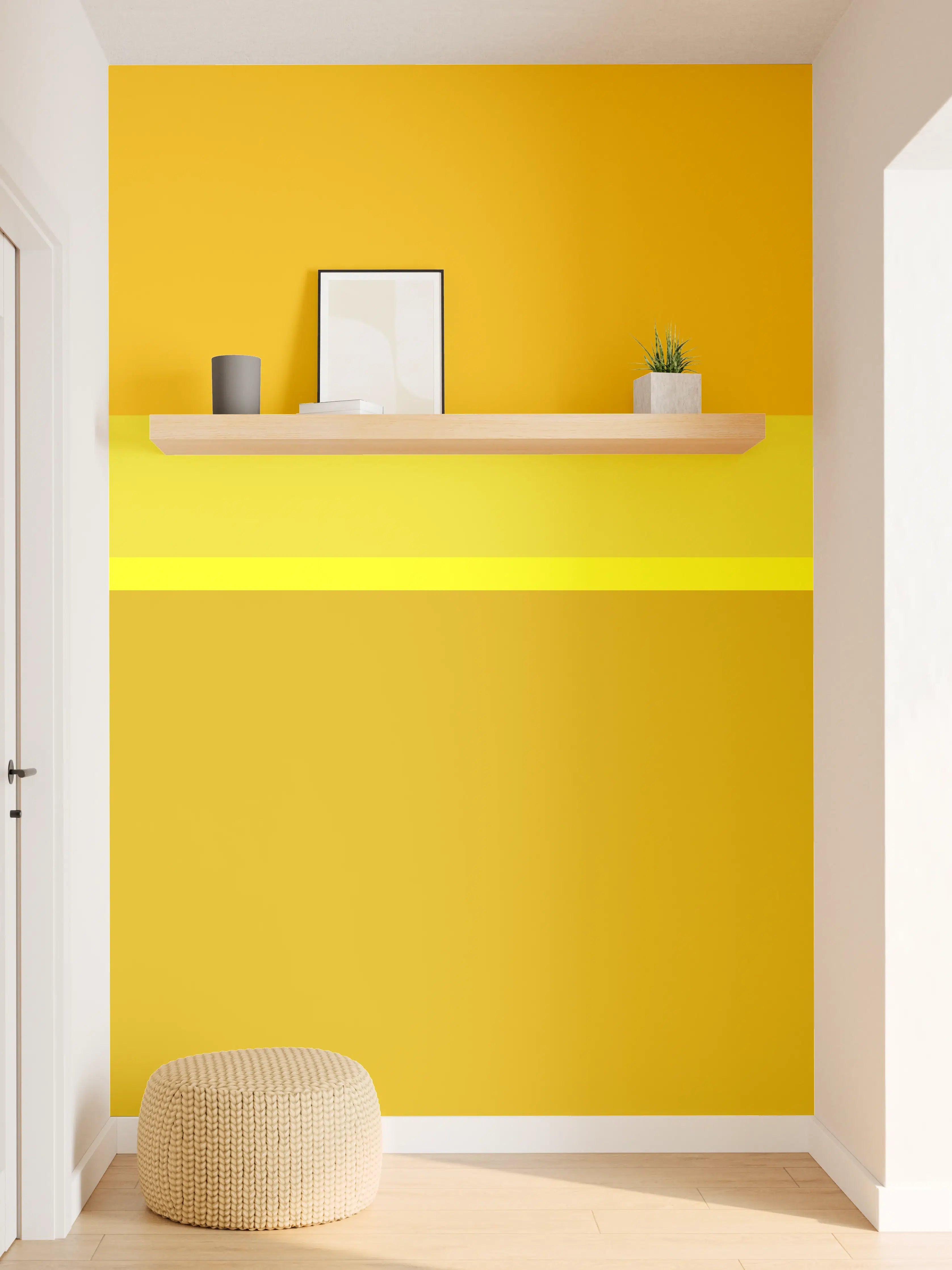 Wandverkleidung Flur - The Yellows - Horizontal - Lemon