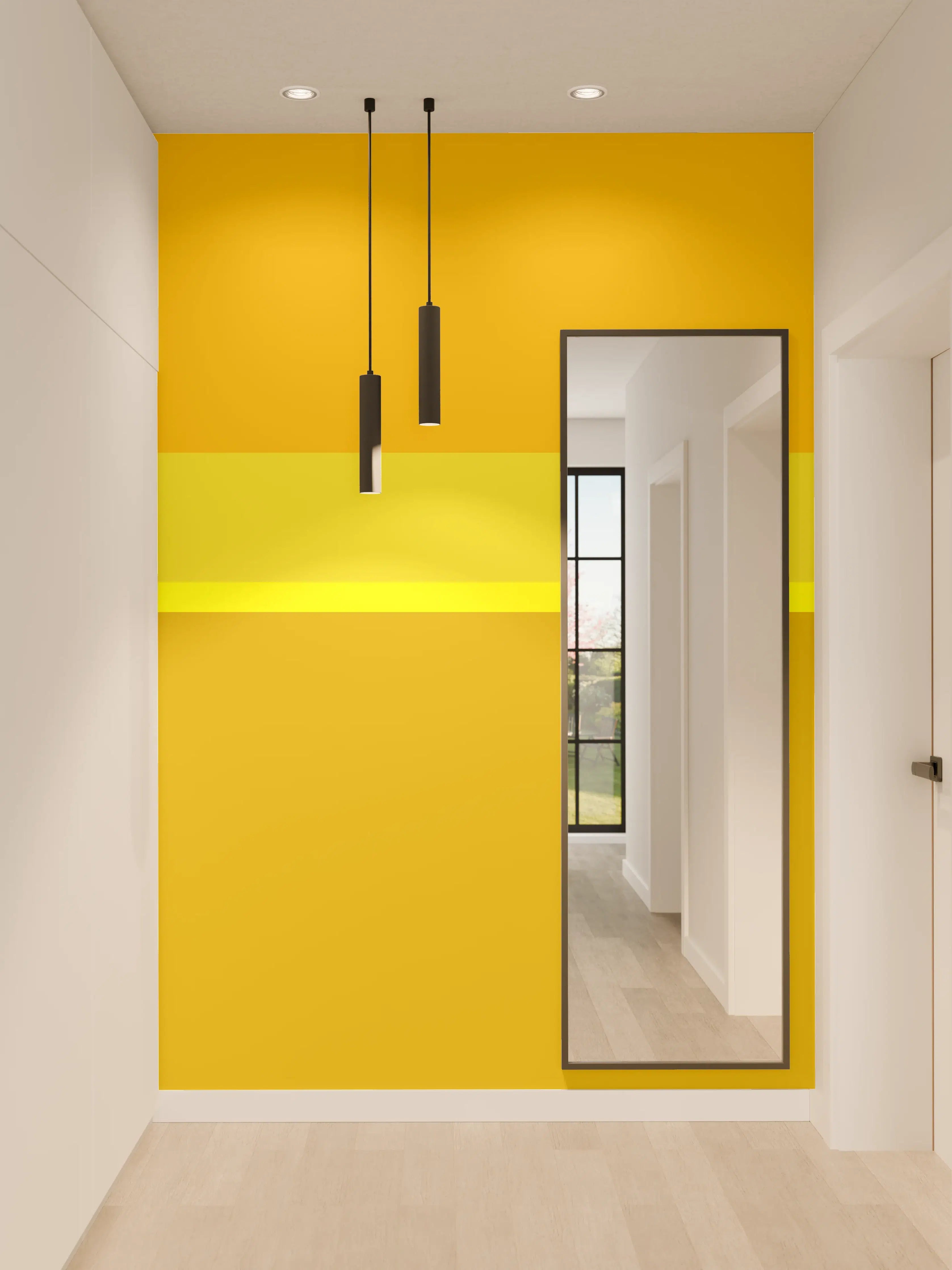 Wandverkleidung Flur - The Yellows - Horizontal - Lemon