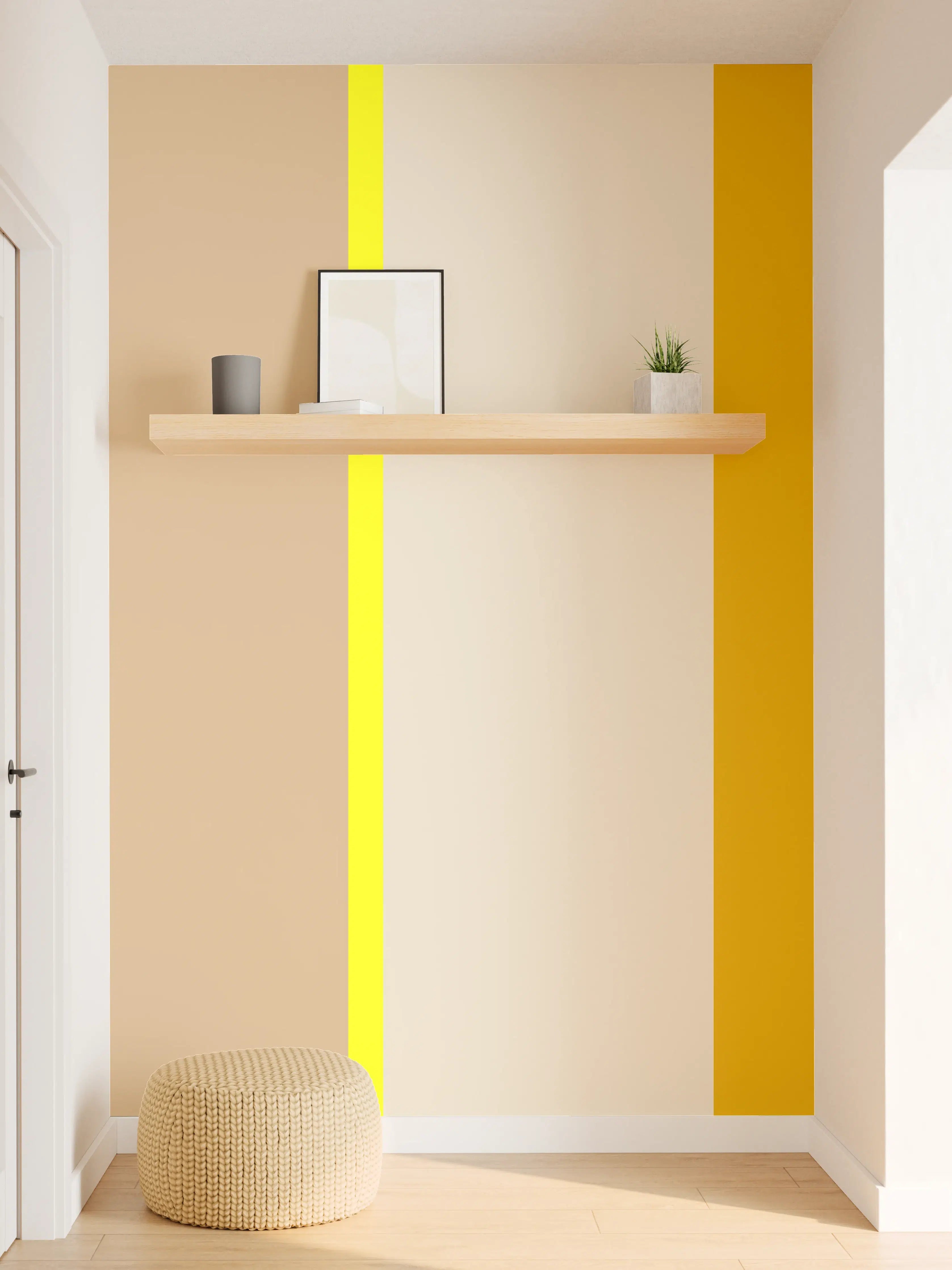 Wandverkleidung Flur - The Yellows - Vertical - Buttercup