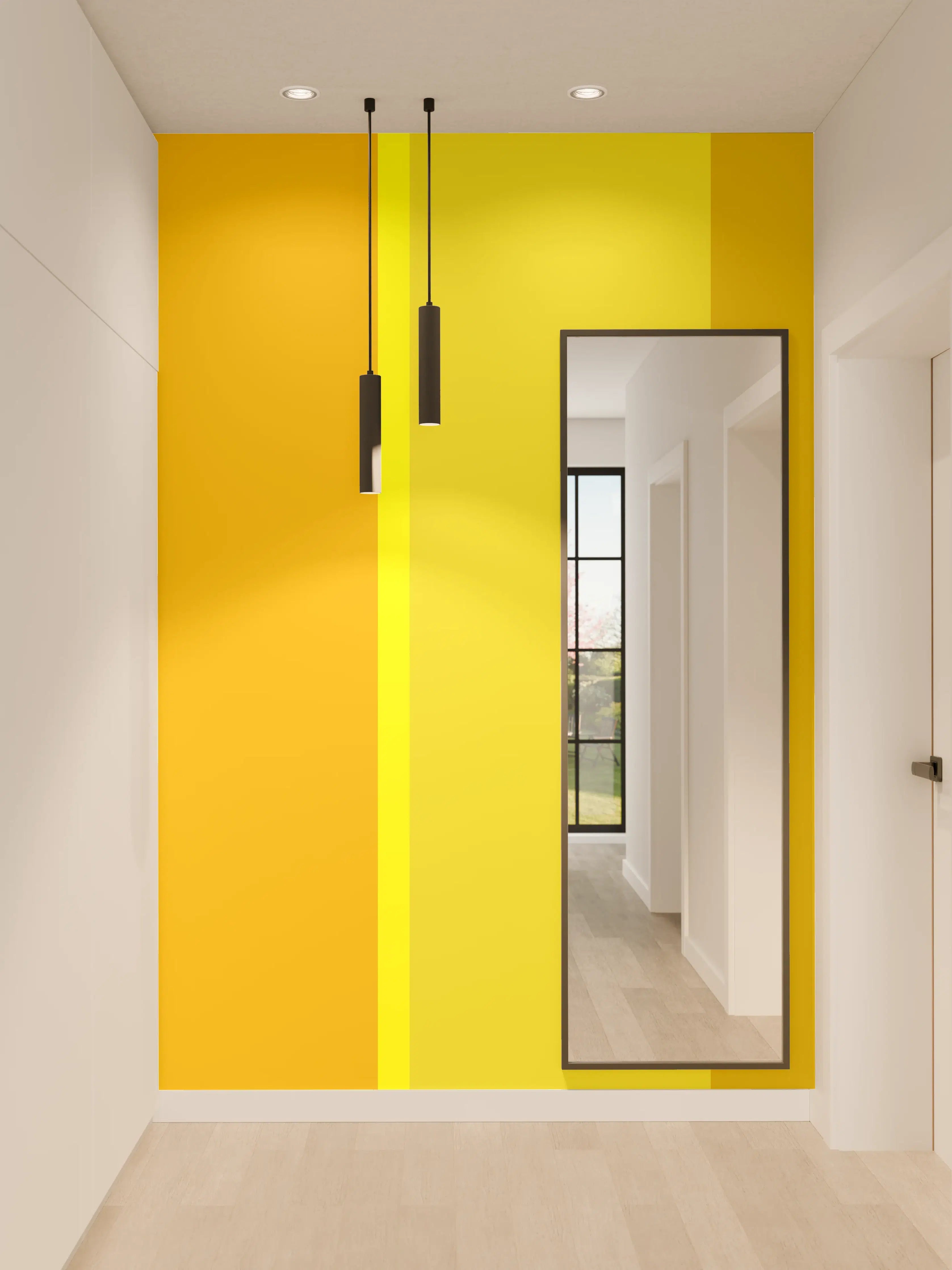 Wandverkleidung Flur - The Yellows - Vertical - Lemon