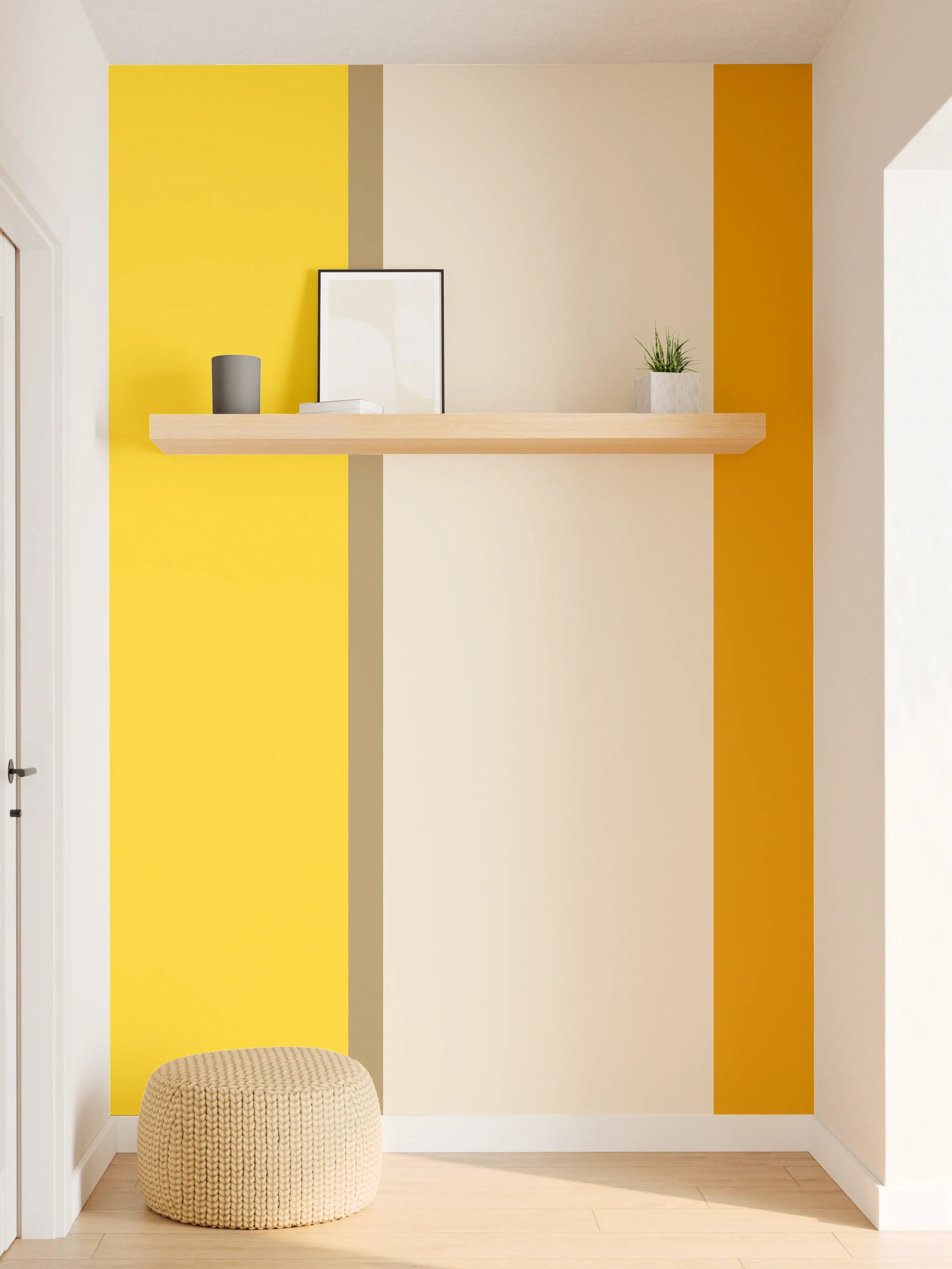 Wandverkleidung Flur - The Yellows - Vertical - Saffron