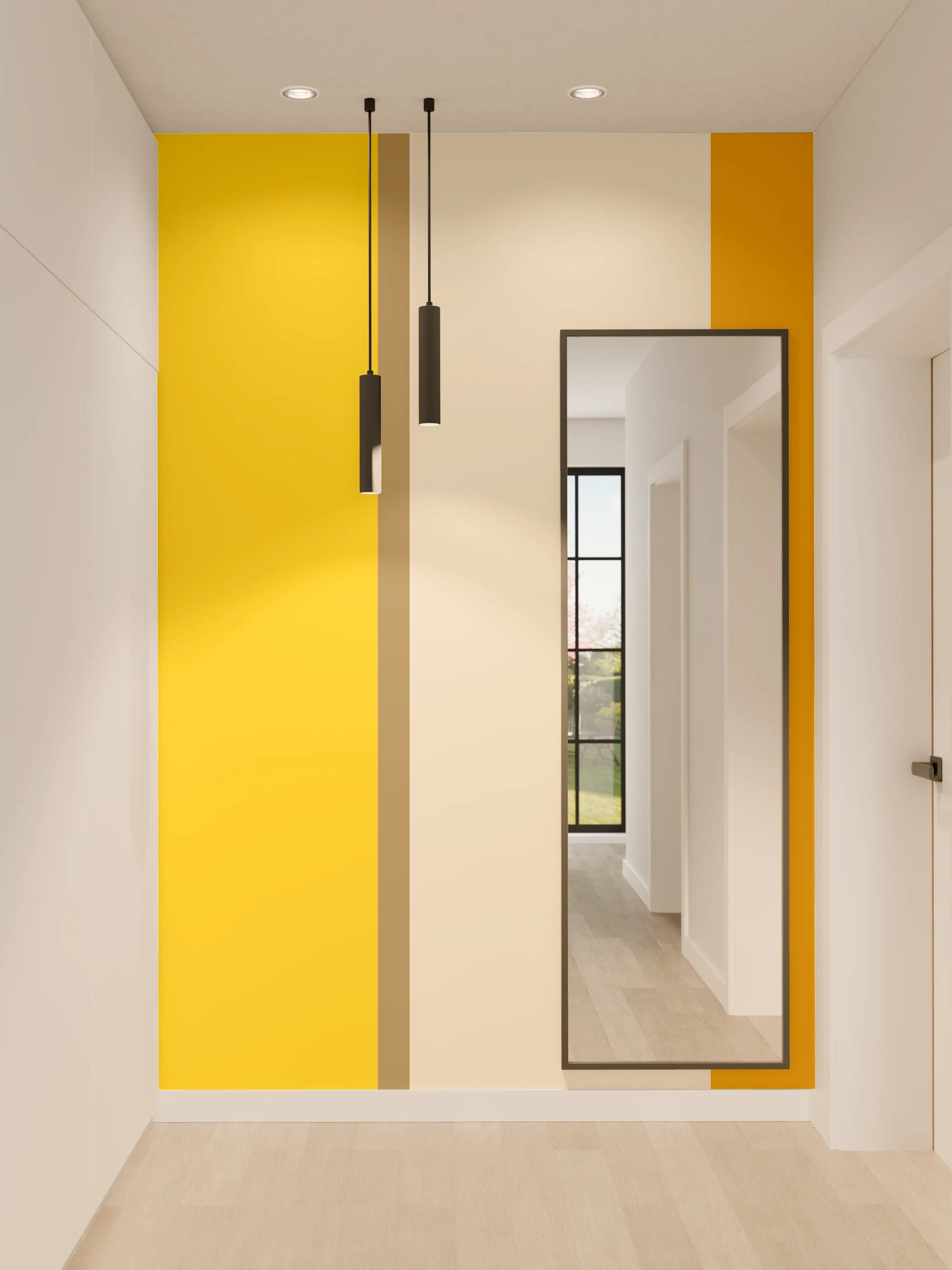 Wandverkleidung Flur - The Yellows - Vertical - Saffron