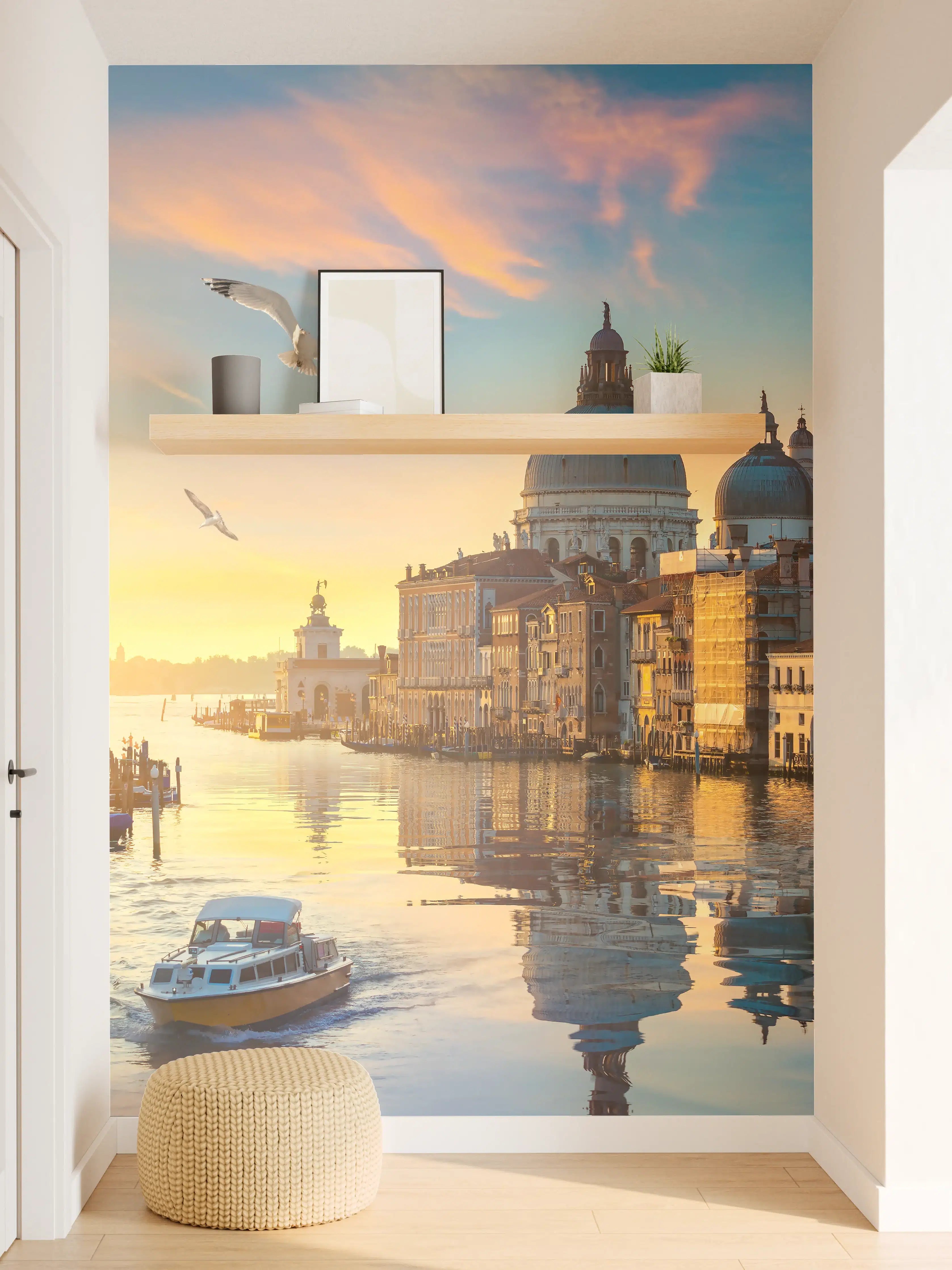 Wandverkleidung Flur - Venetian Sunset Panorama