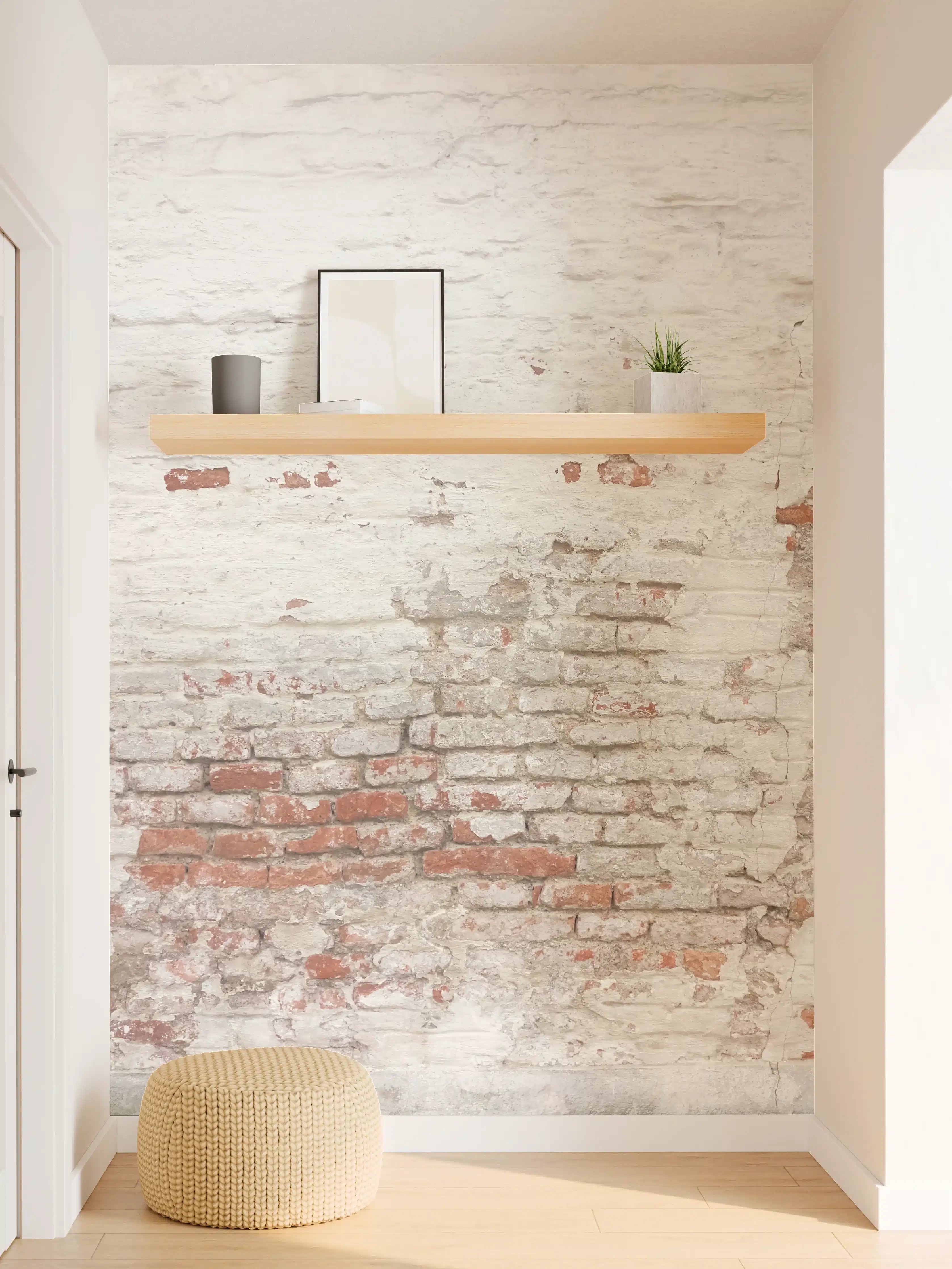 Wandverkleidung Flur - Veraltete Hauswand