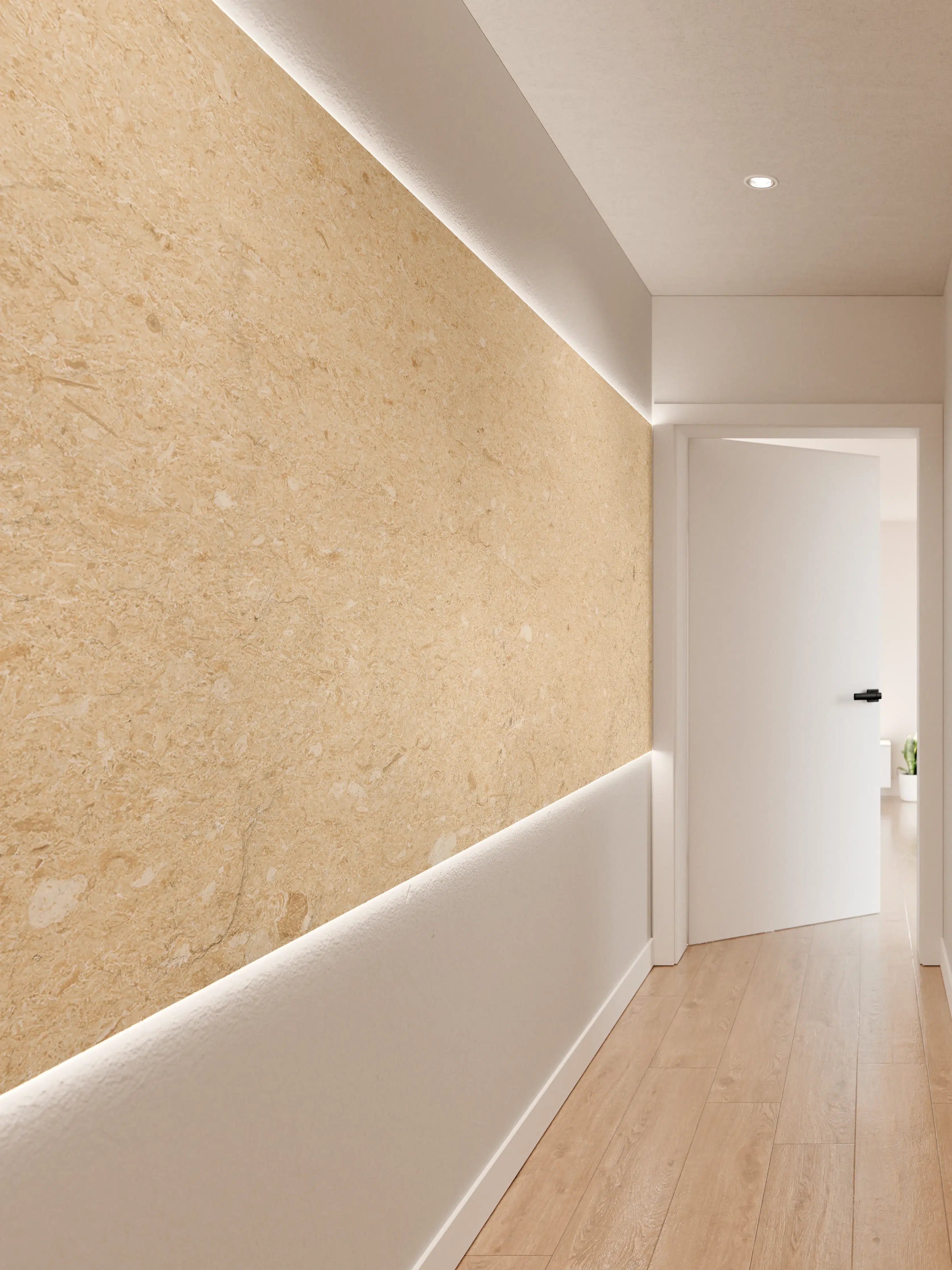 Wandverkleidung Flur - Verarbeitete holz Textur