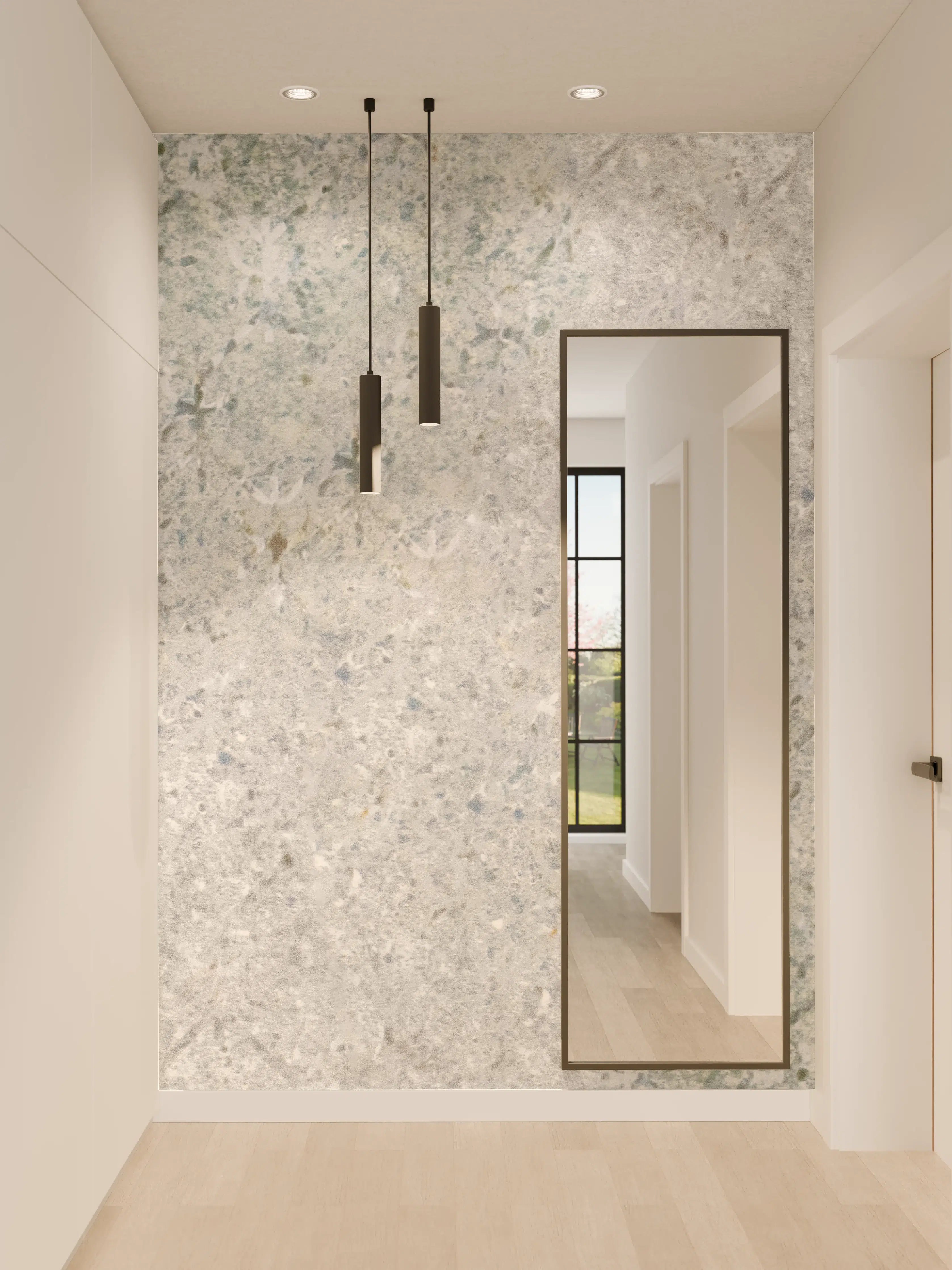 Wandverkleidung Flur - Vintage Beton