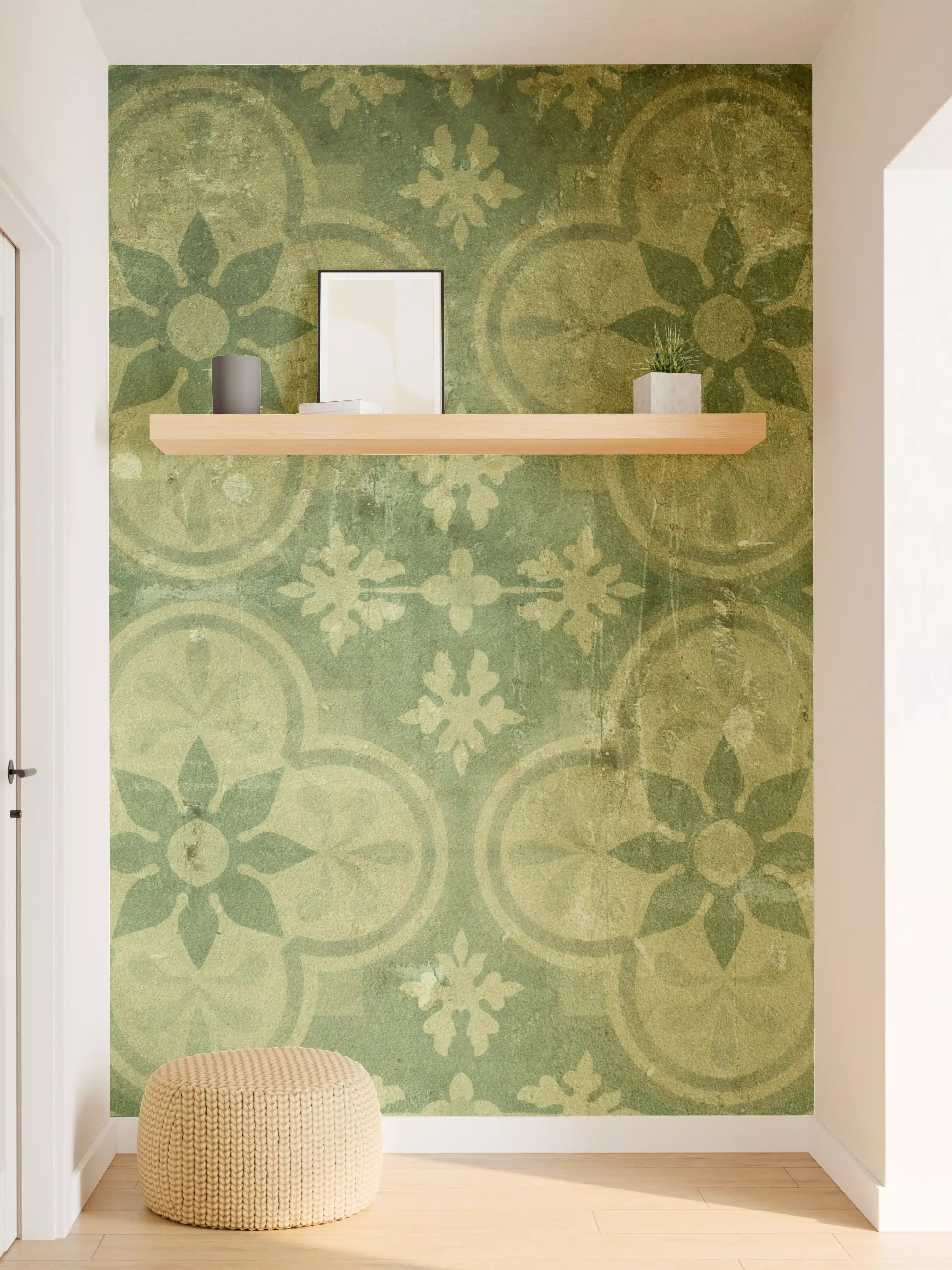 Wandverkleidung Flur - Vintage Retro Mosaikfliesen