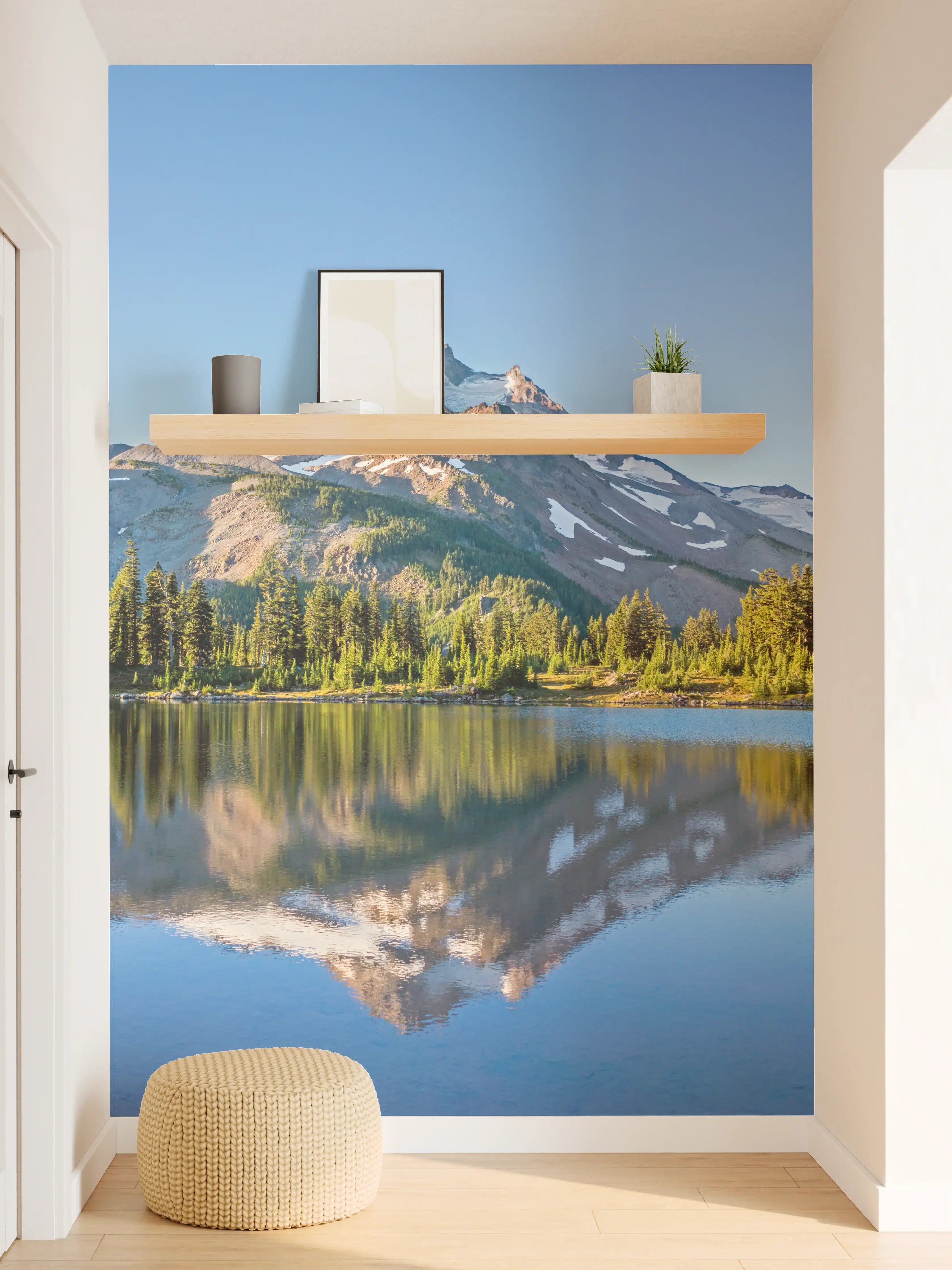 Wandverkleidung Flur - Vulkanischer Berg Jefferson Park USA