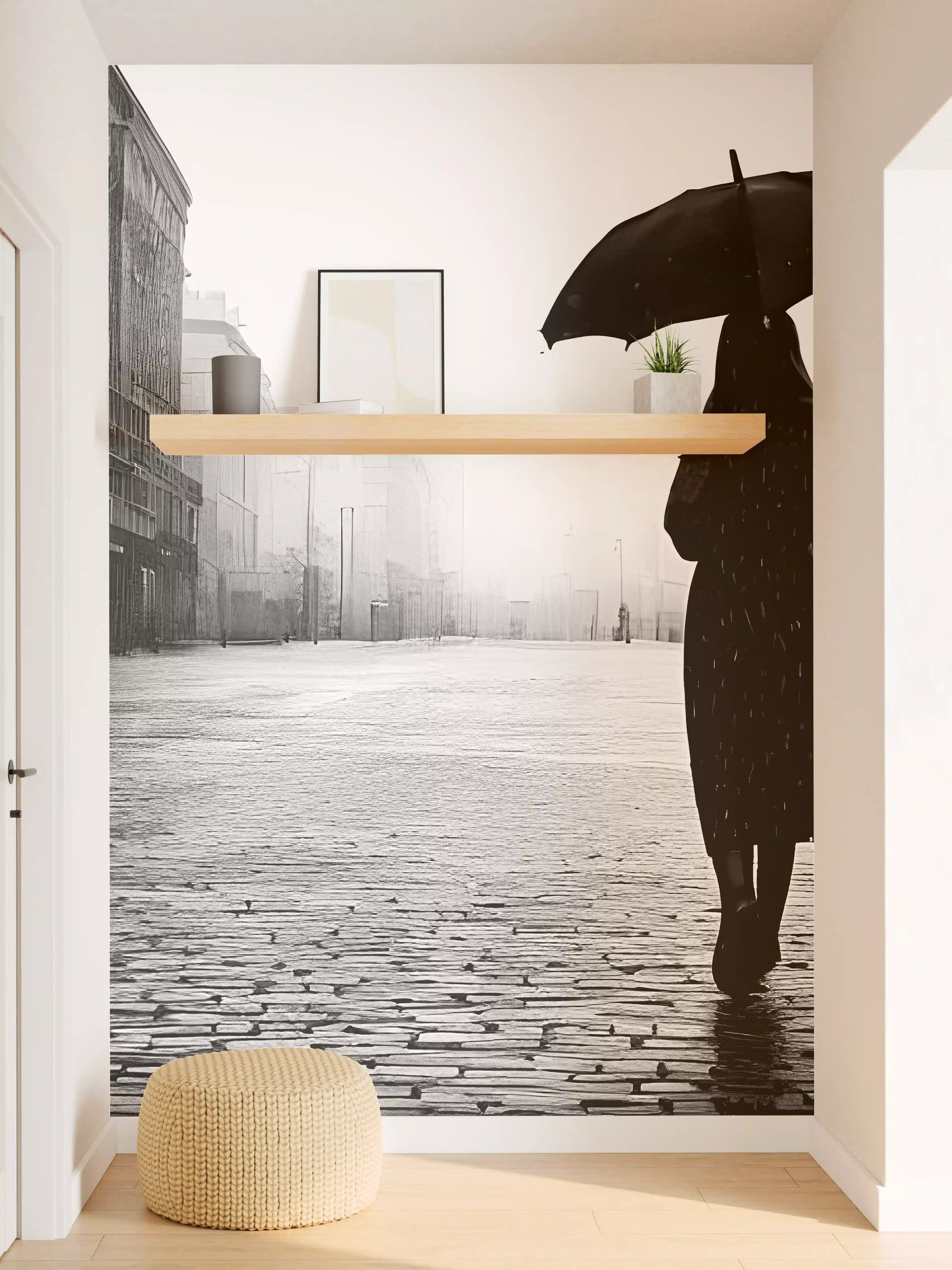 Wandverkleidung Flur - Walking Alone