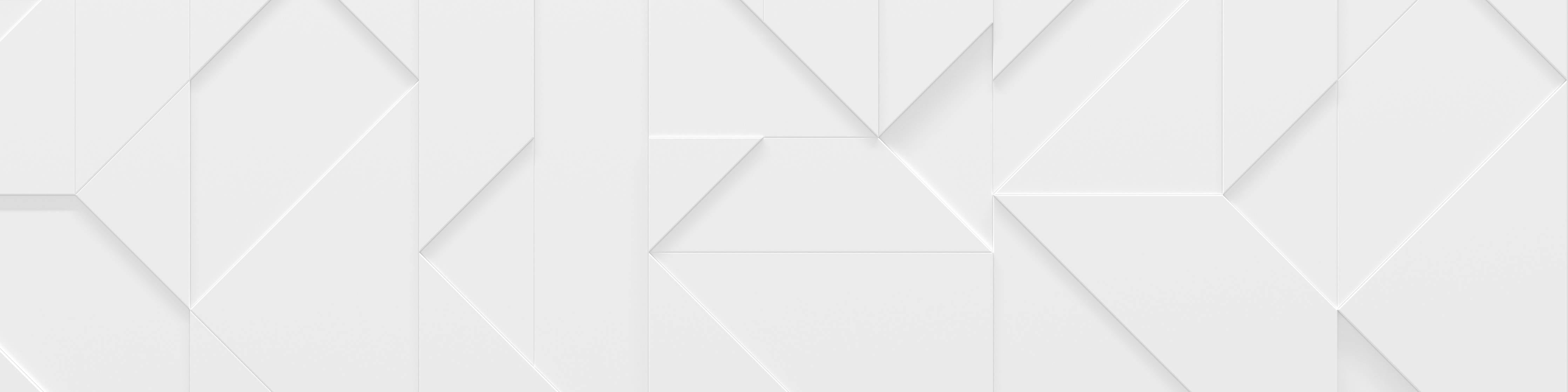 Wandverkleidung Flur-Weiß Geometrisches 3D Design