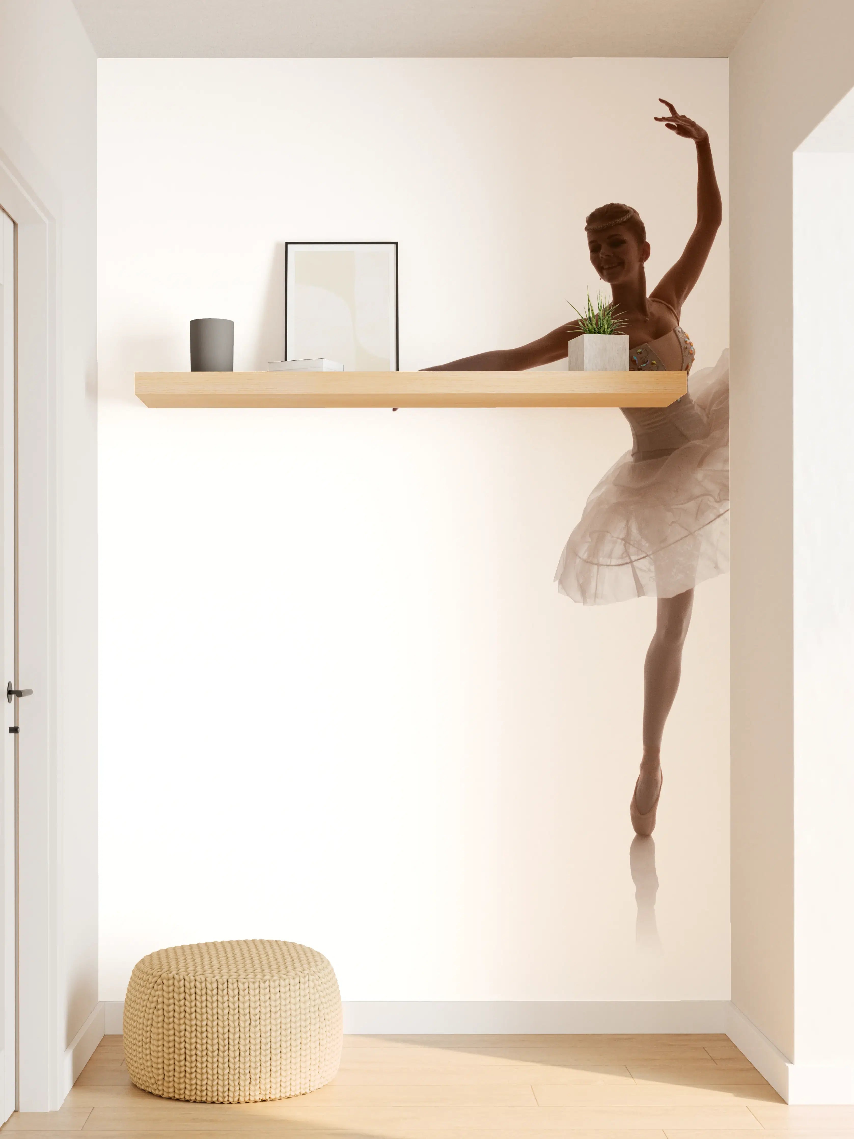 Wandverkleidung Flur - Wundervolle Ballerina