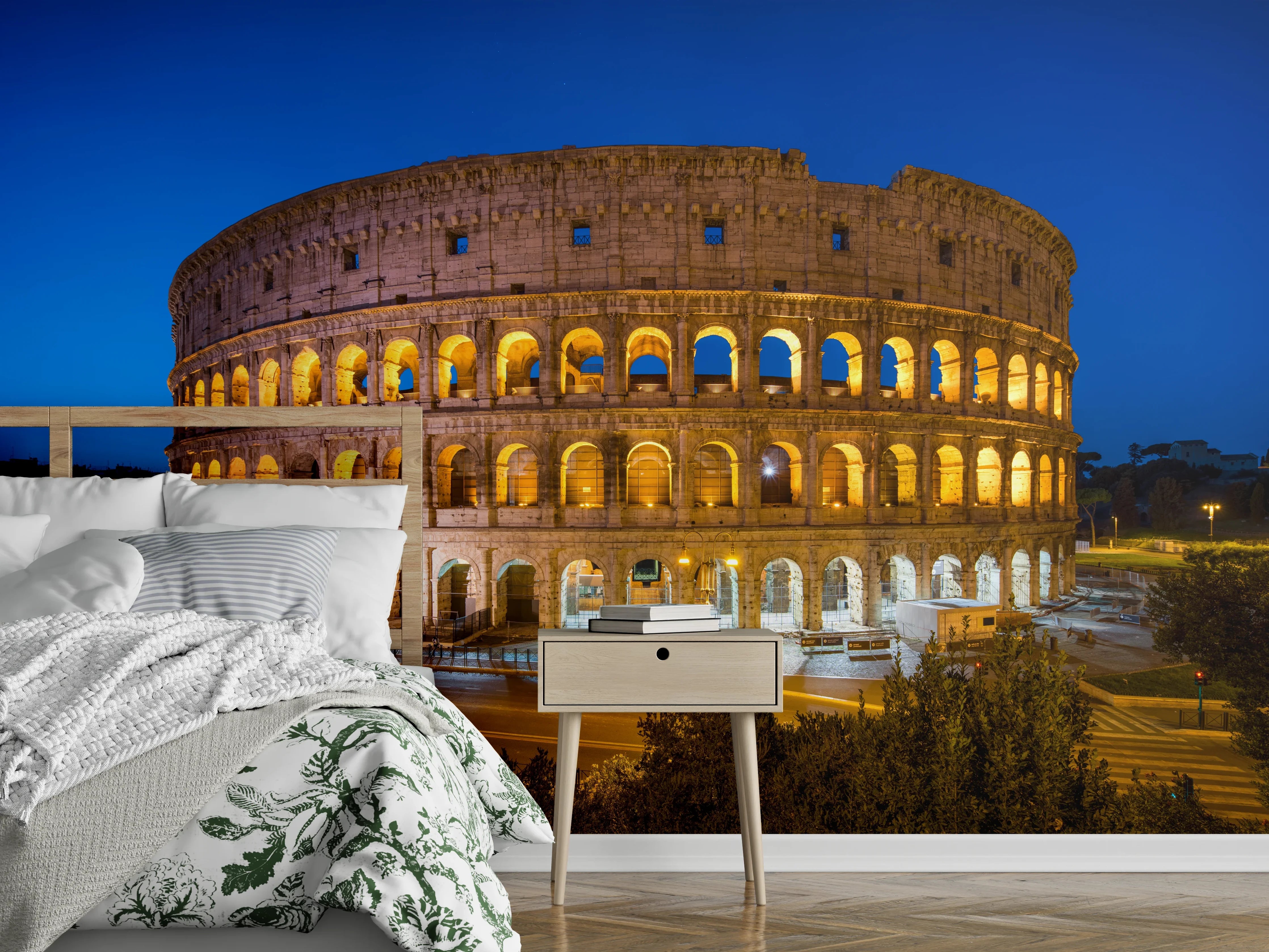 Wandverkleidung Schlafzimmer - Kolosseum in Rom - Italien
