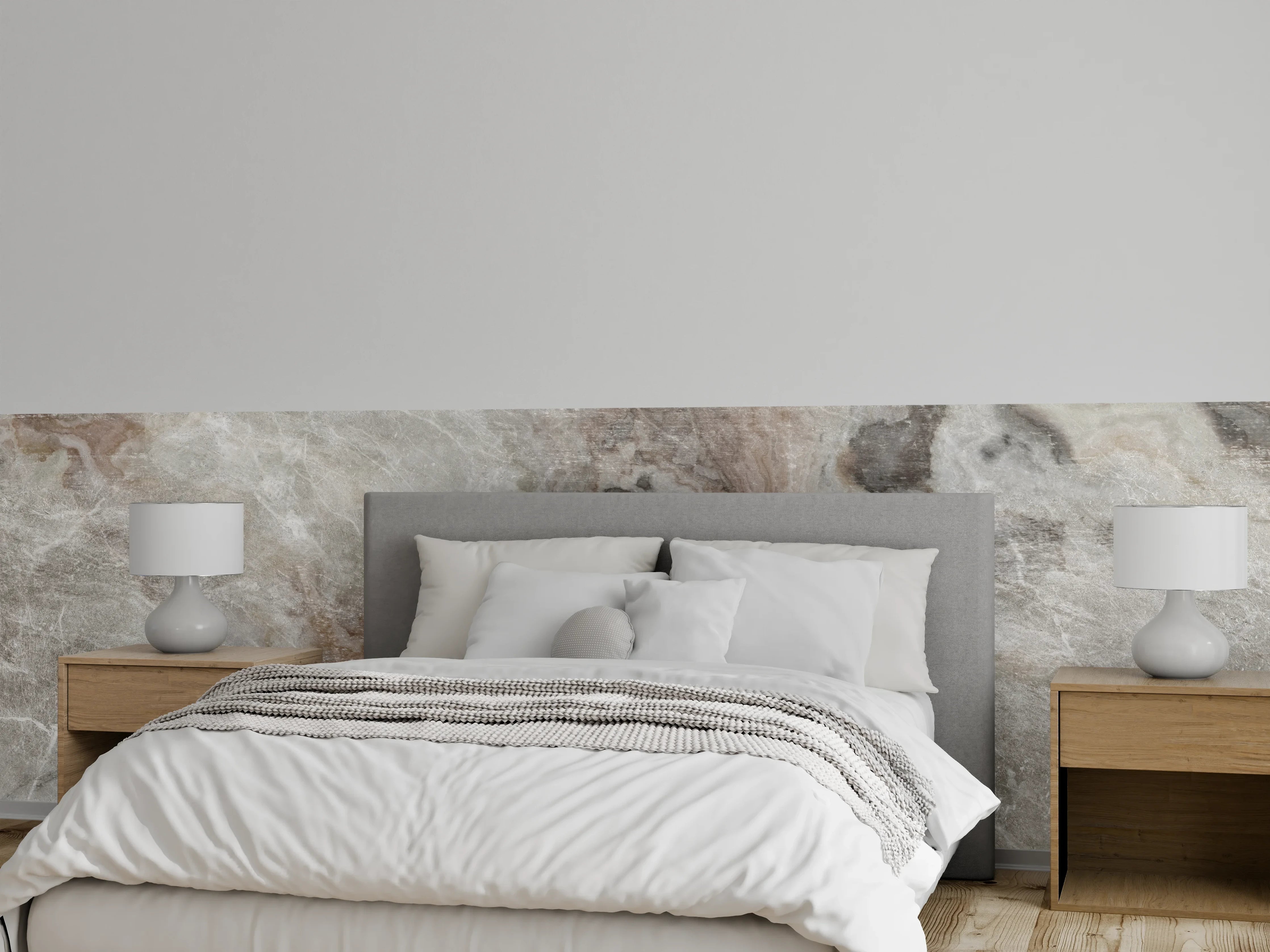 Wandverkleidung Schlafzimmer - Abstrakte Marmor Stein Textur