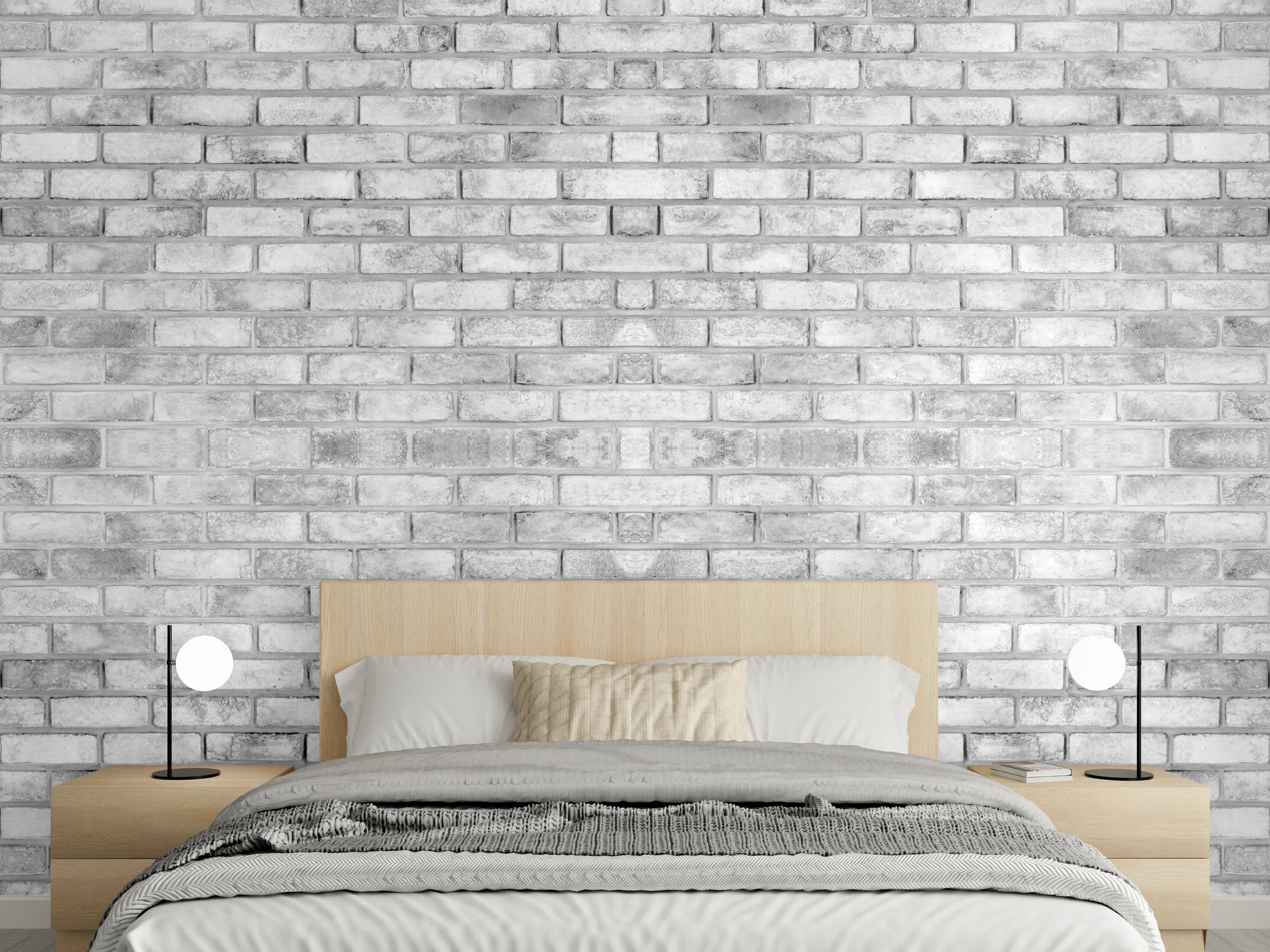 Wandverkleidung Schlafzimmer - Abstrakte Steinwand