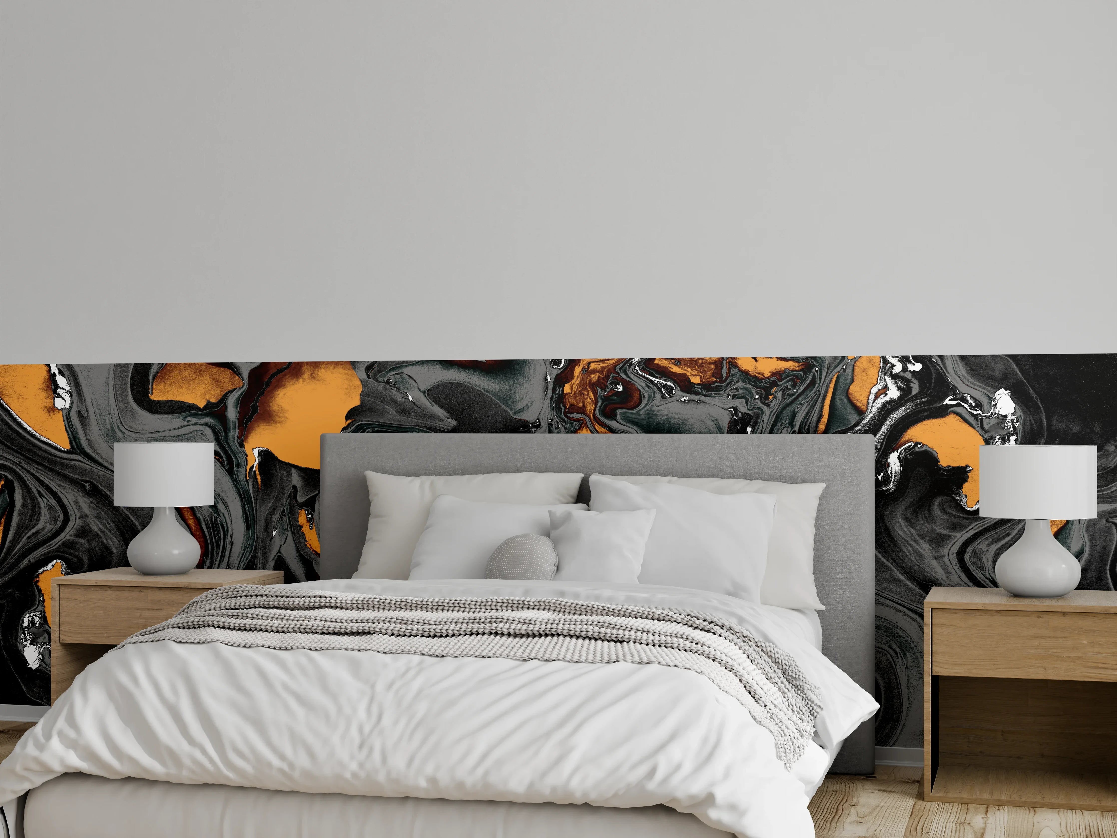Wandverkleidung Schlafzimmer - Abstrakter Kunsthintergrund