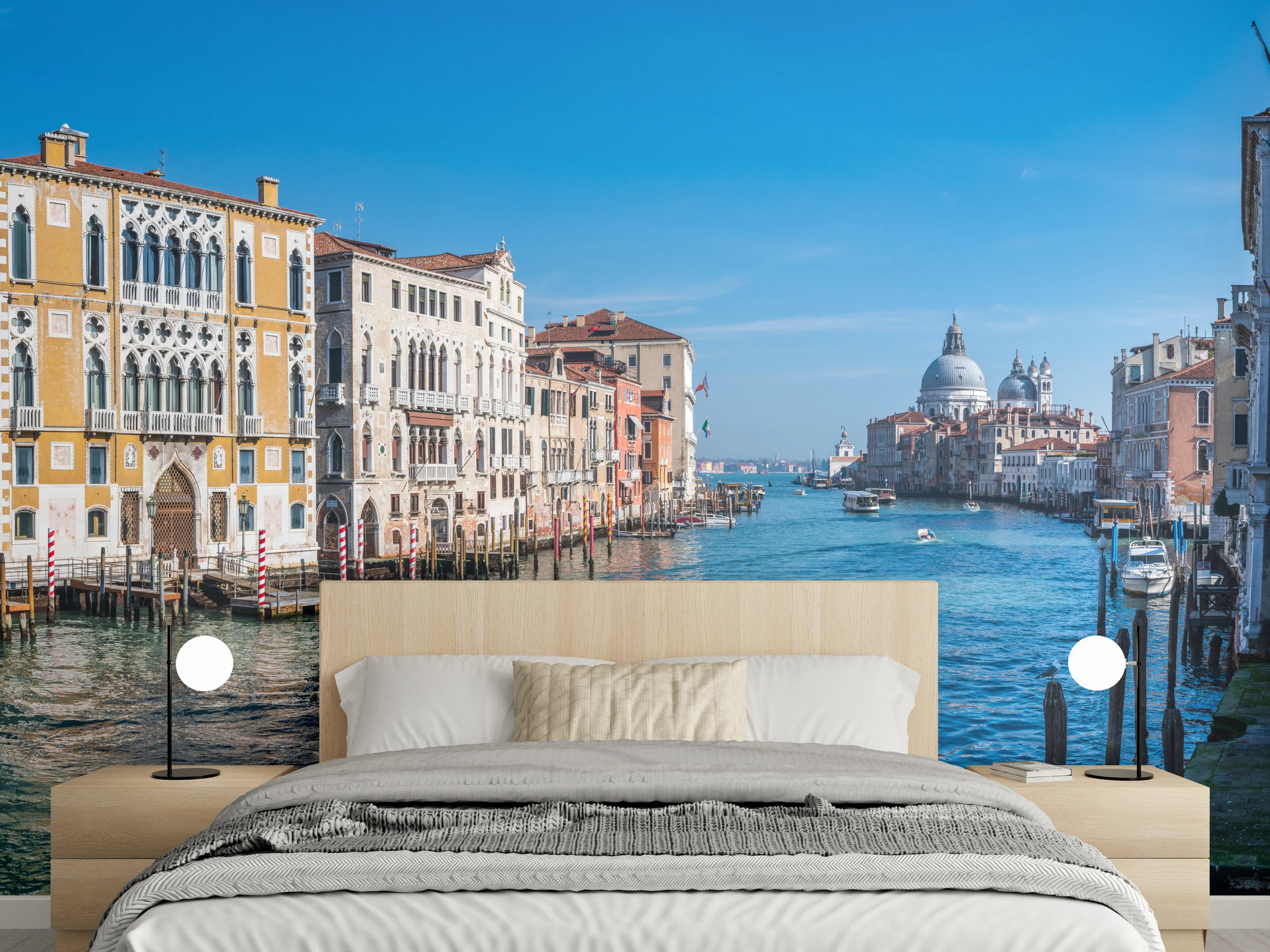 Wandverkleidung Schlafzimmer - Accademia Brücke Venedig