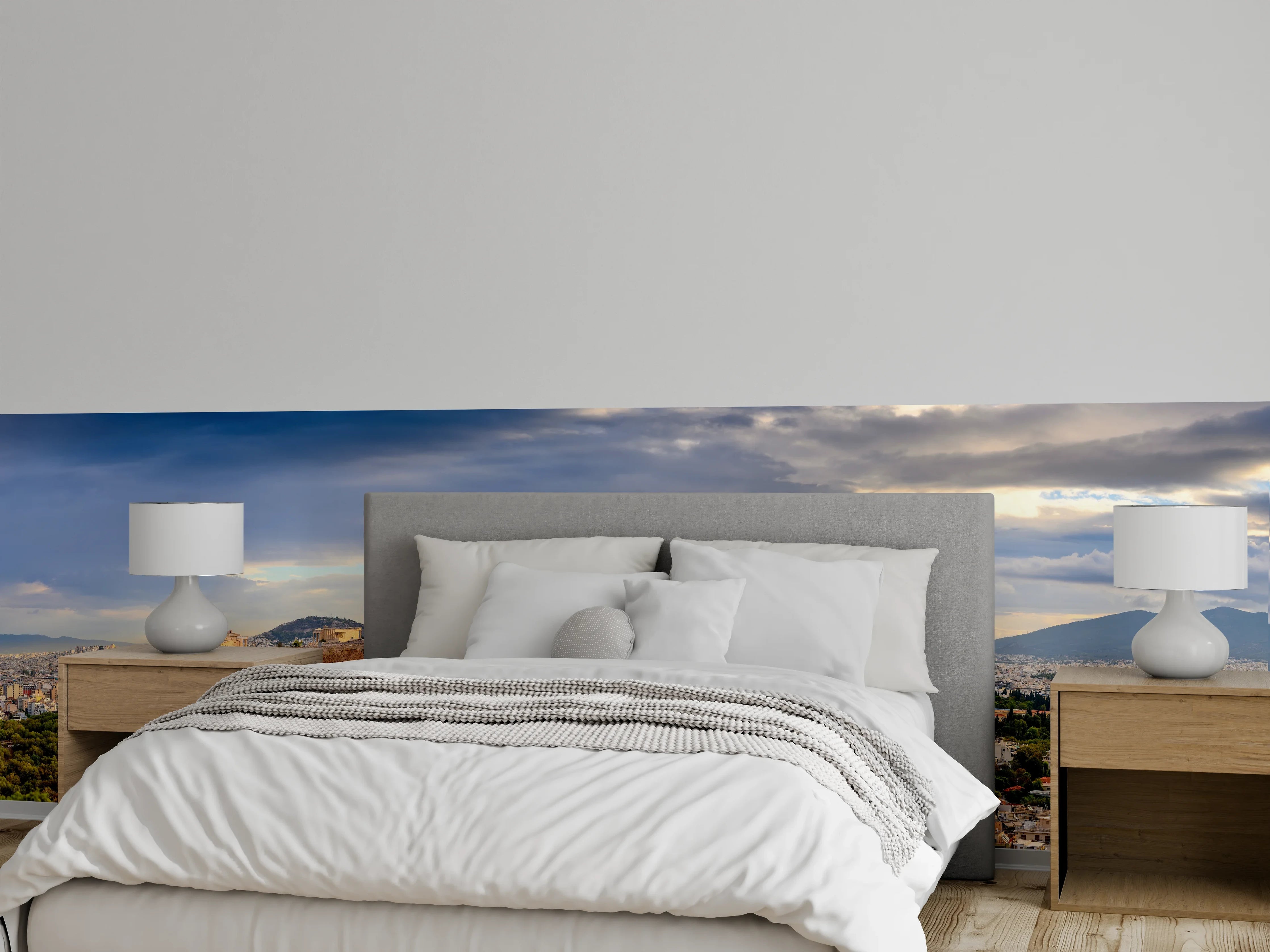 Wandverkleidung Schlafzimmer - Akropolis Athen Panorama