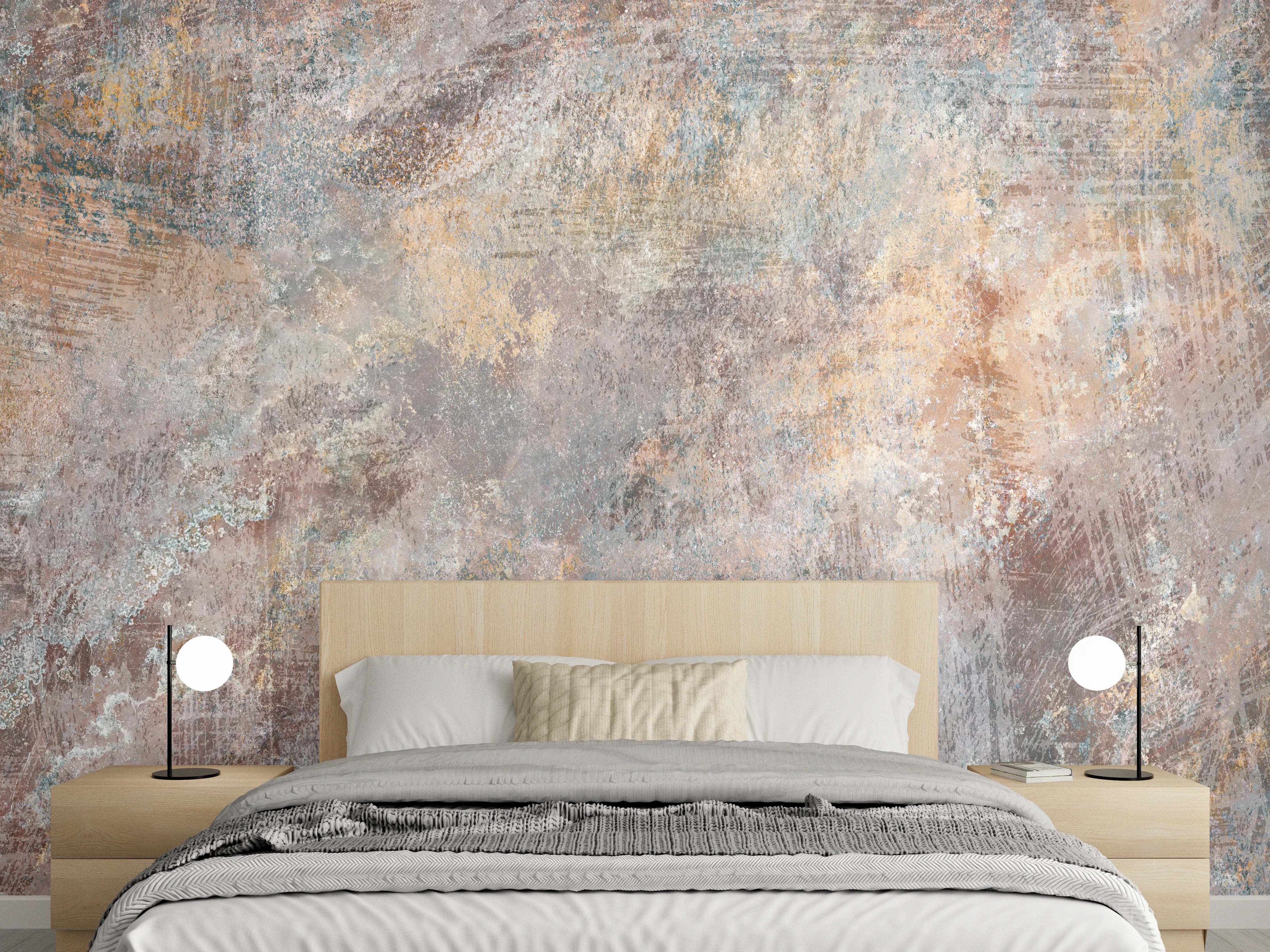 Wandverkleidung Schlafzimmer - Alte Steinoberfläche