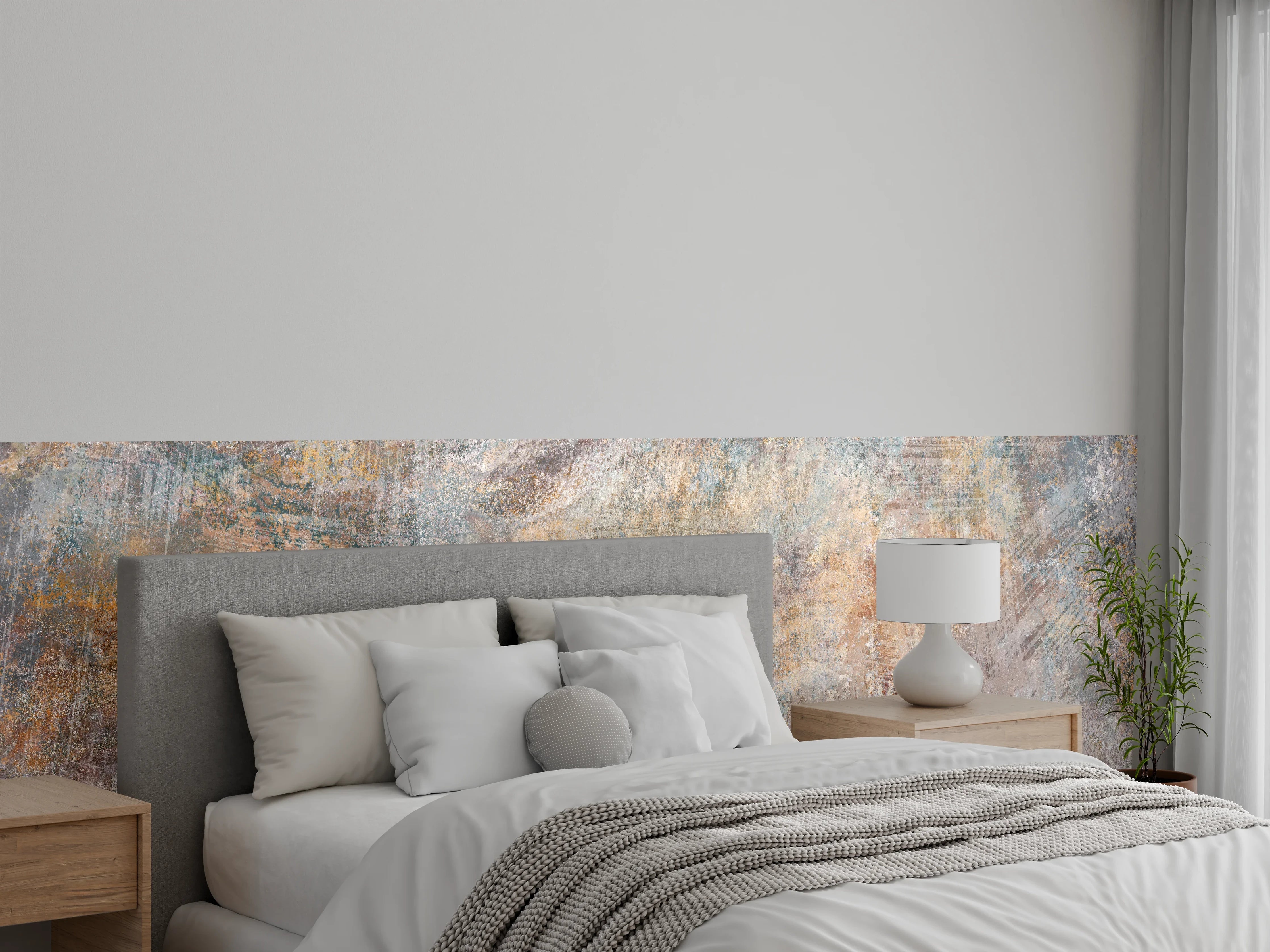 Wandverkleidung Schlafzimmer - Alte Steinoberfläche