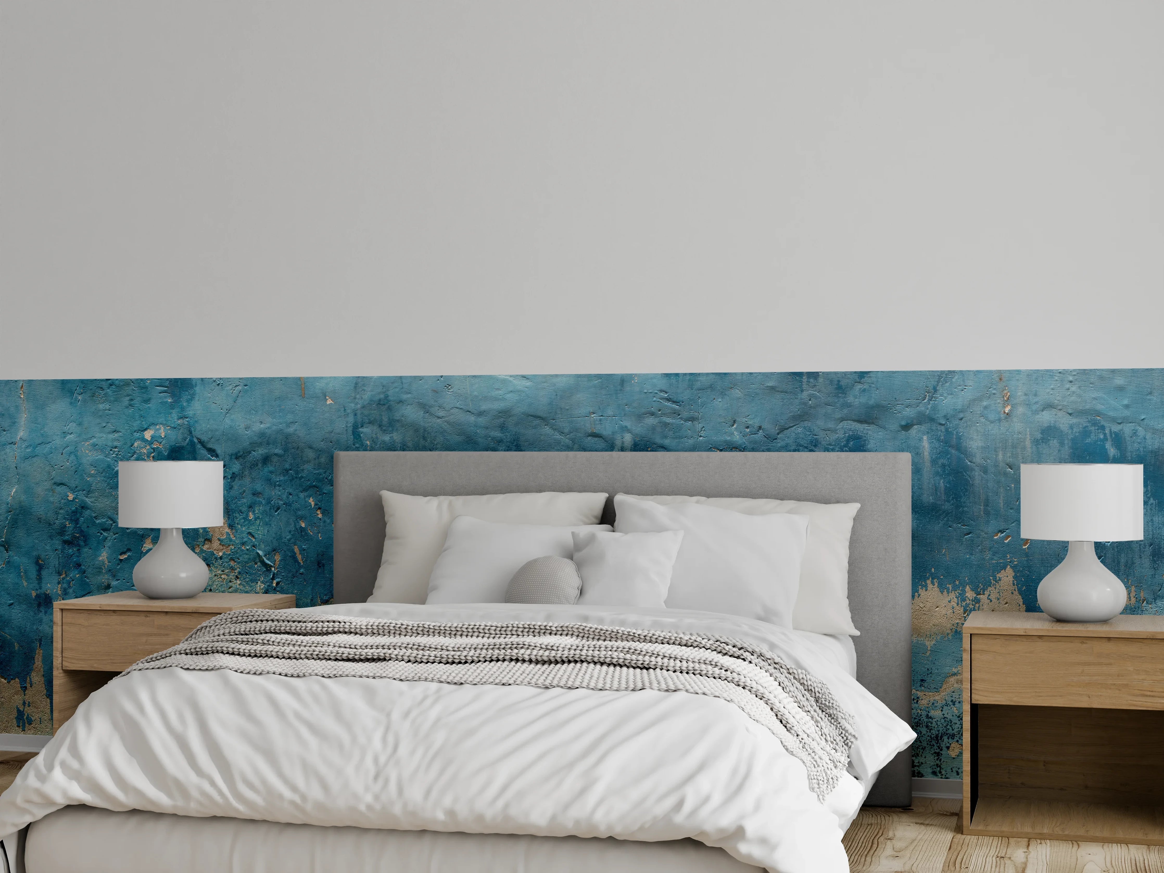 Wandverkleidung Schlafzimmer - Alte Wand mit kaputtem Putz