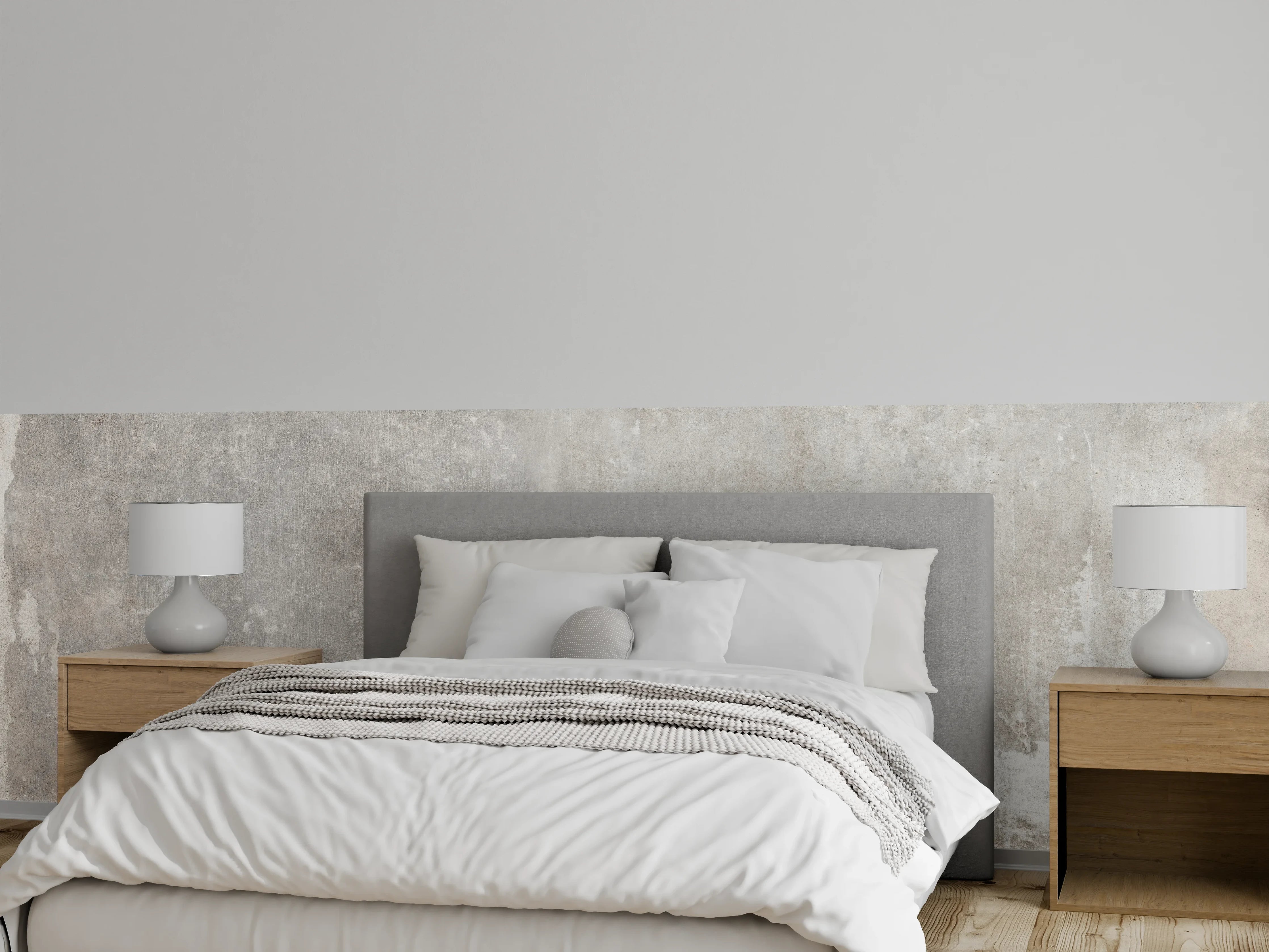 Wandverkleidung Schlafzimmer - Alte Zementwandstruktur