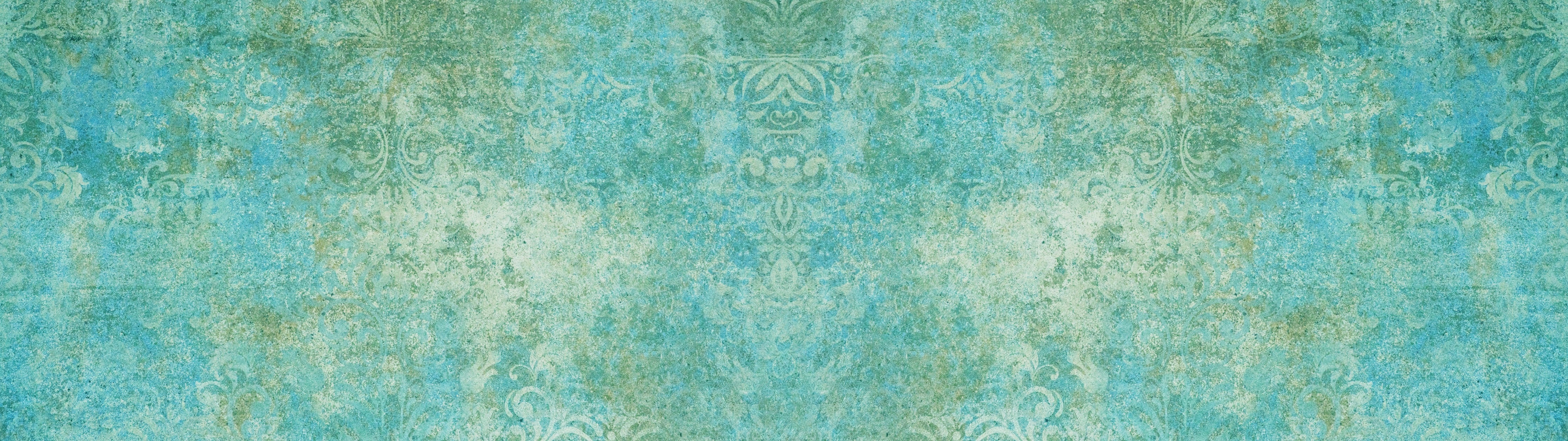Wandverkleidung Schlafzimmer-Alte blaugrüne Vintage-Fliesen