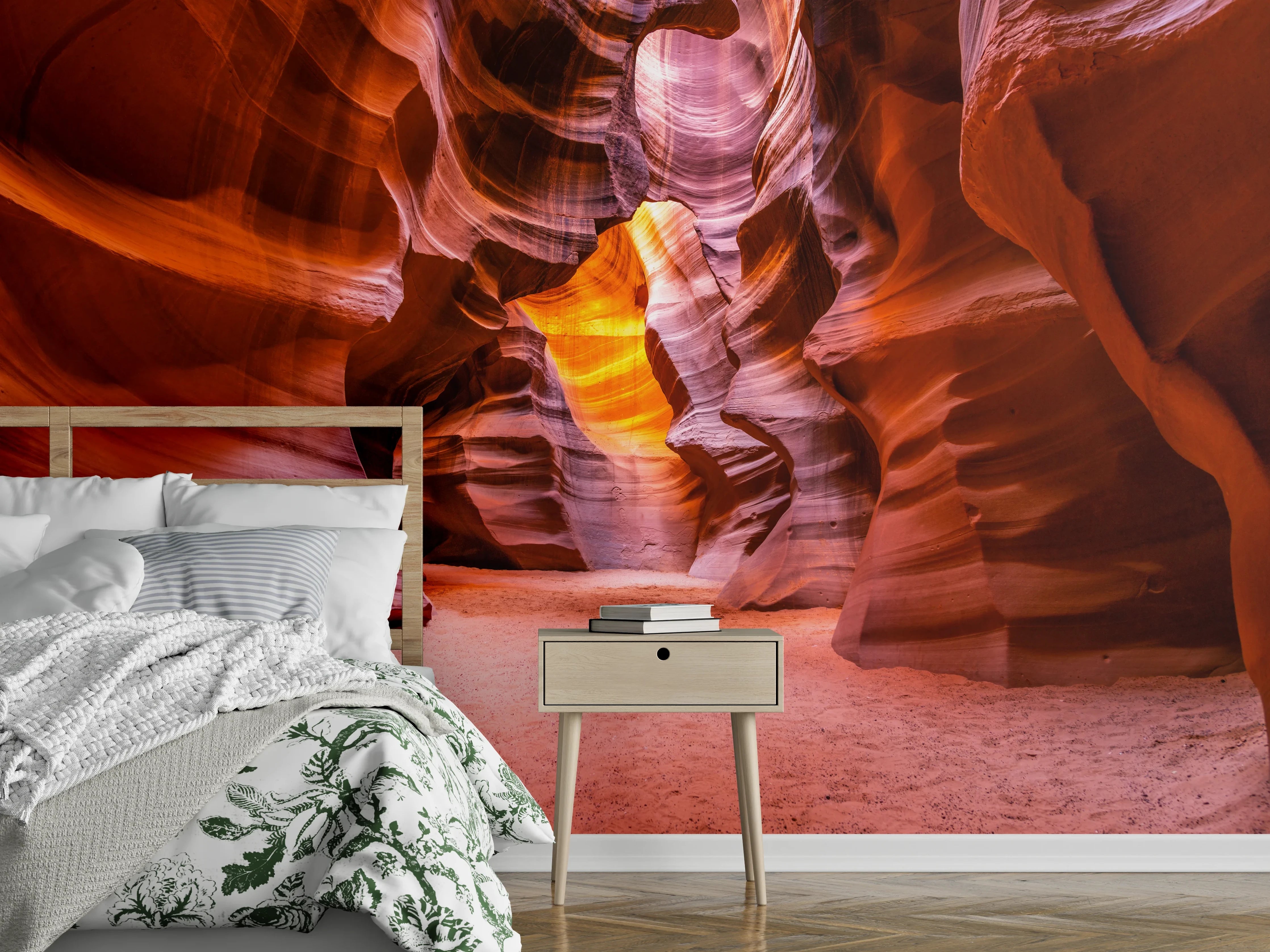 Wandverkleidung Schlafzimmer - Antelope Canyon Naturwunder Wandbild
