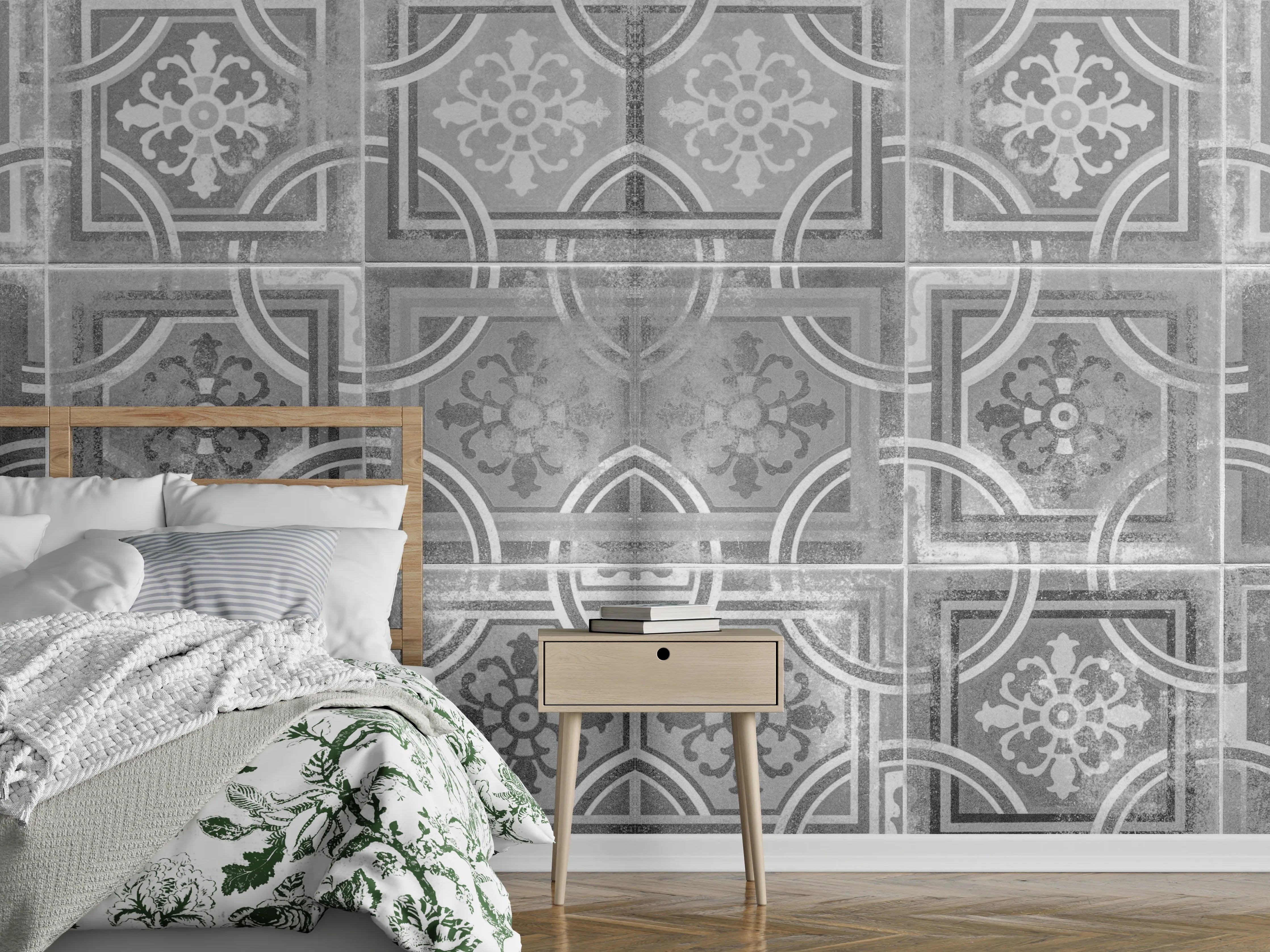 Wandverkleidung Schlafzimmer - Arabische schäbige Fliesen Hintergrund