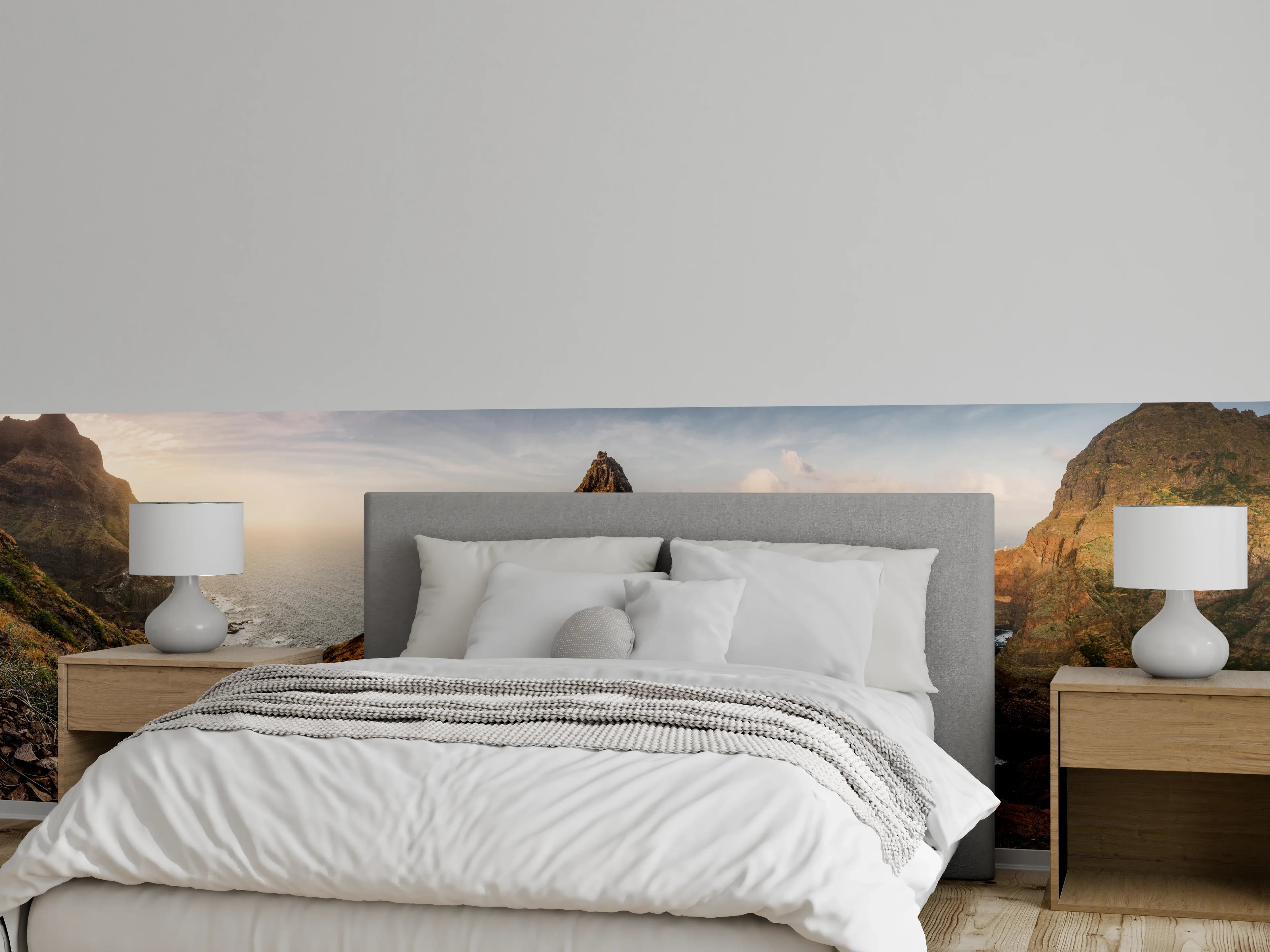 Wandverkleidung Schlafzimmer - Atemberaubender Küstenpfad Panorama