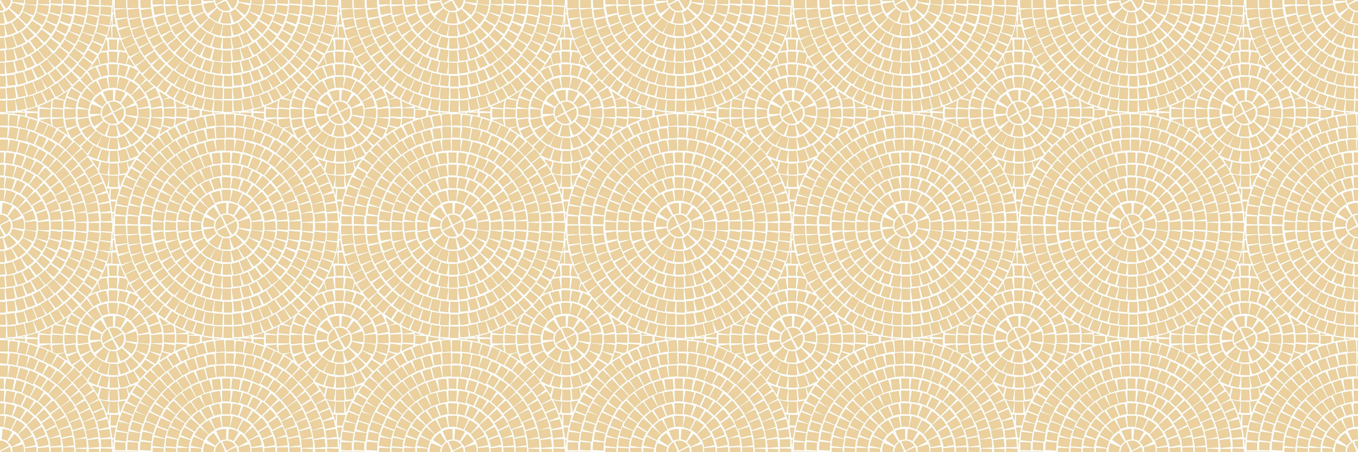 Wandverkleidung Schlafzimmer-Beiges geometrisches Muster mit kreisförmigem Design