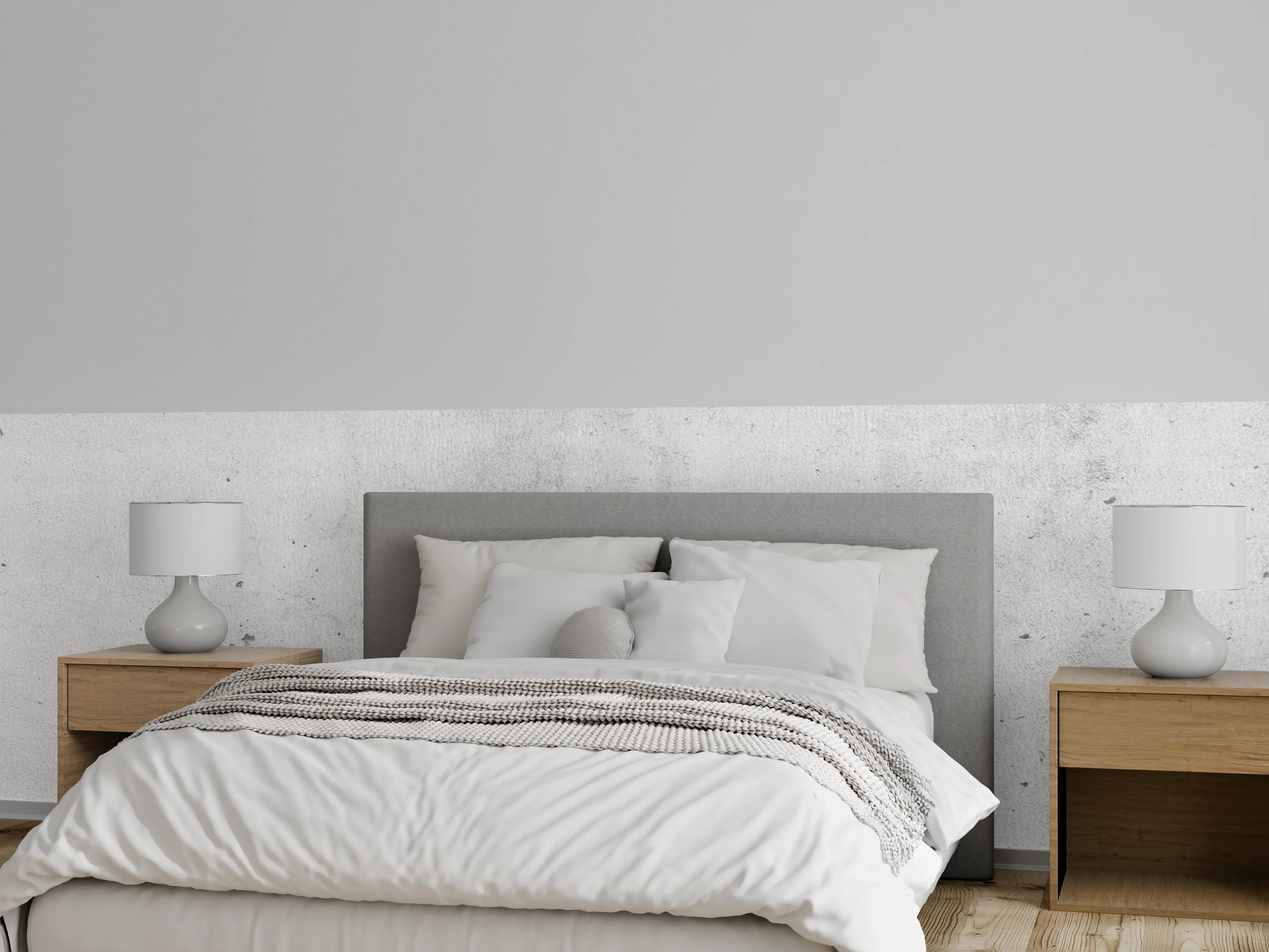 Wandverkleidung Schlafzimmer - Betonwand alte Textur