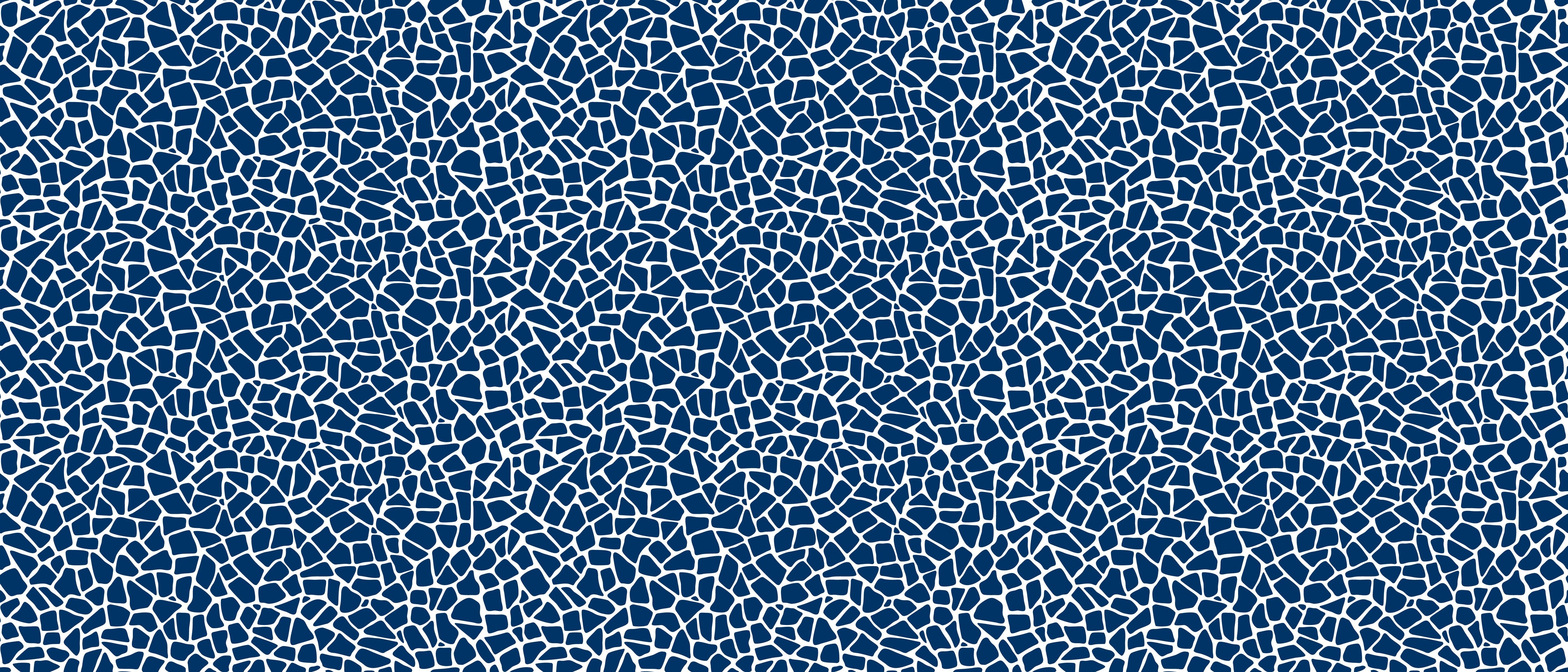 Wandverkleidung Schlafzimmer-Blaues Mosaikmuster: Moderne Wanddeko