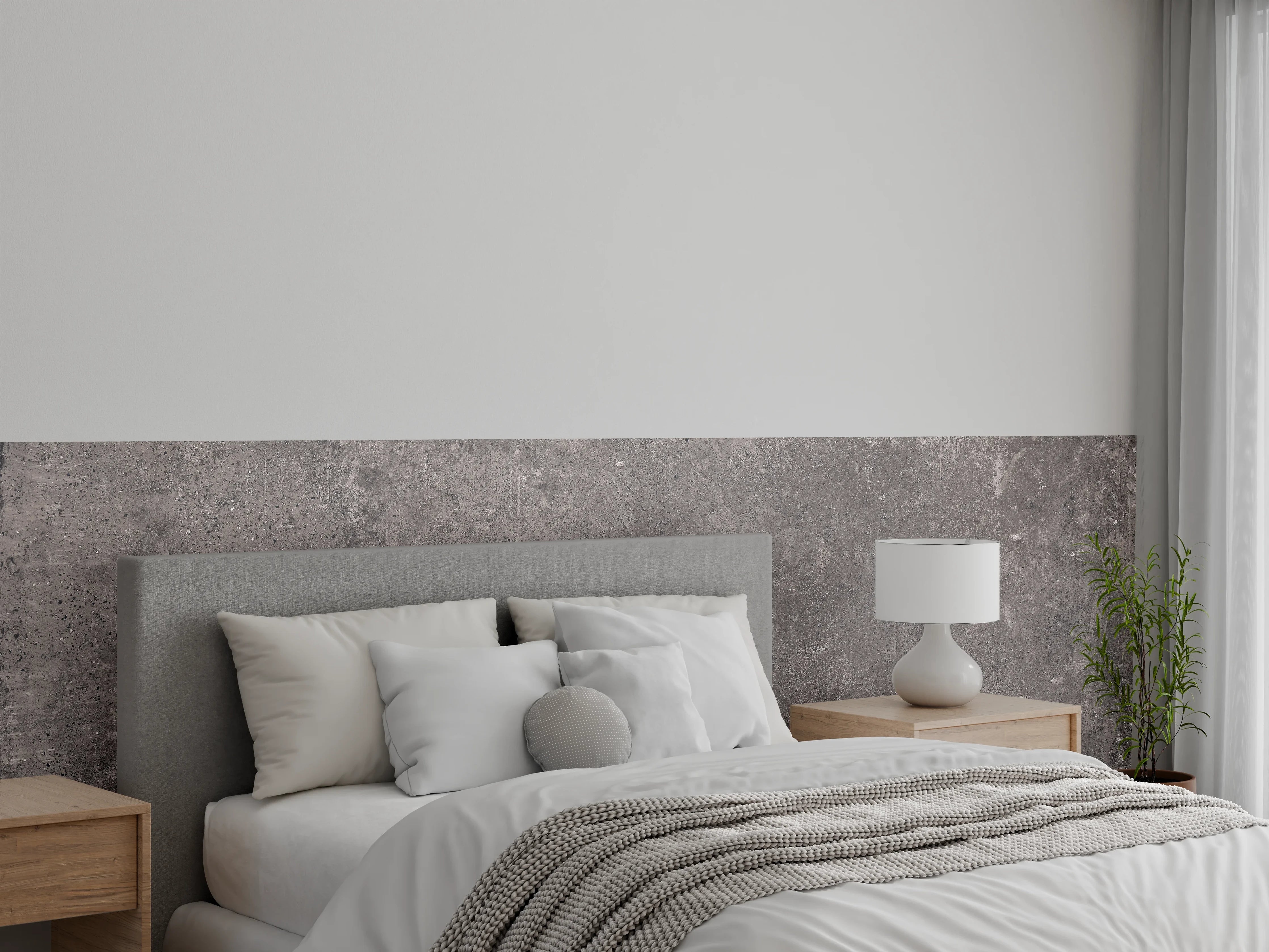 Wandverkleidung Schlafzimmer - Bräunliche luxuriöse Marmortextur