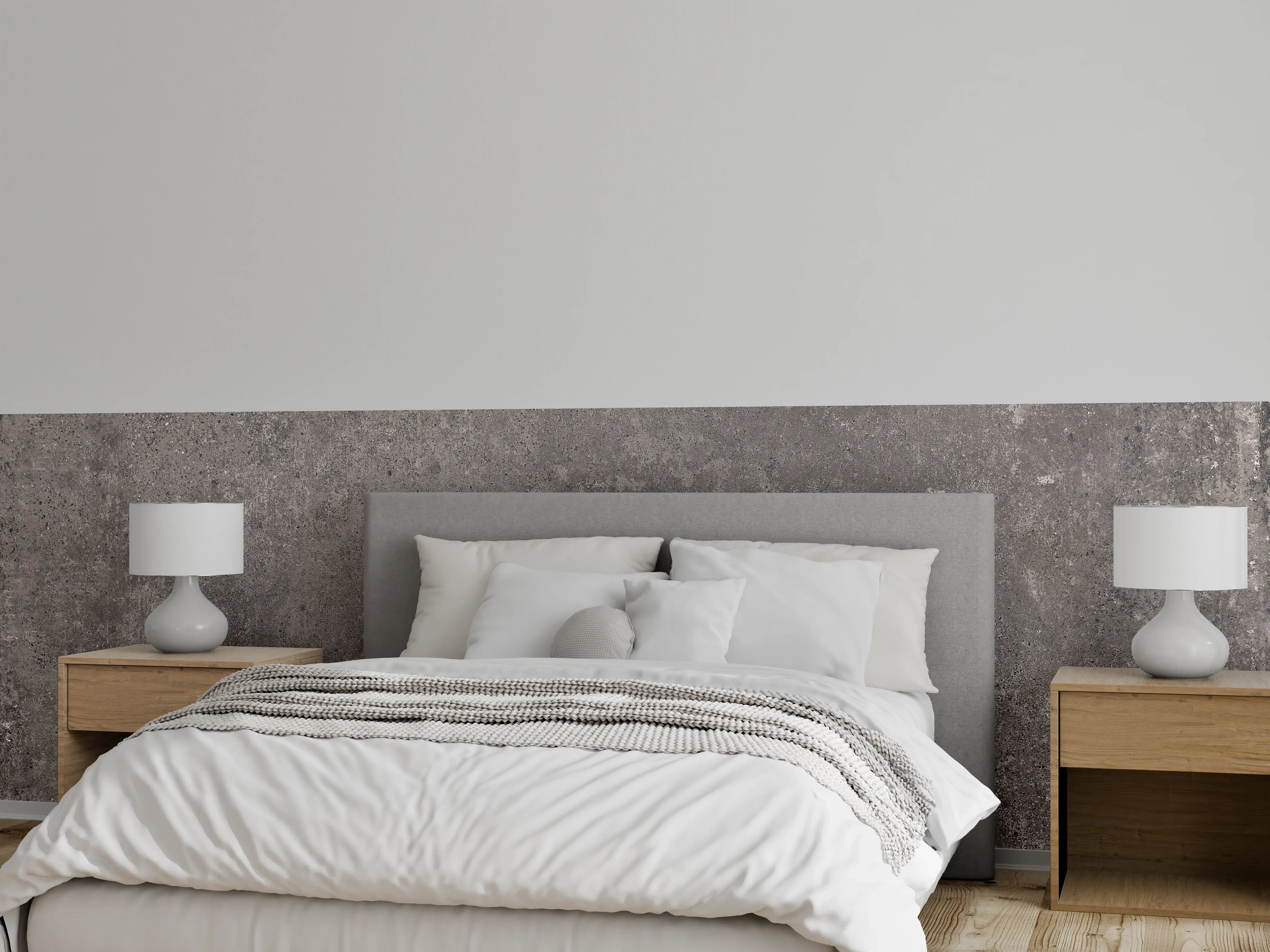 Wandverkleidung Schlafzimmer - Bräunliche luxuriöse Marmortextur
