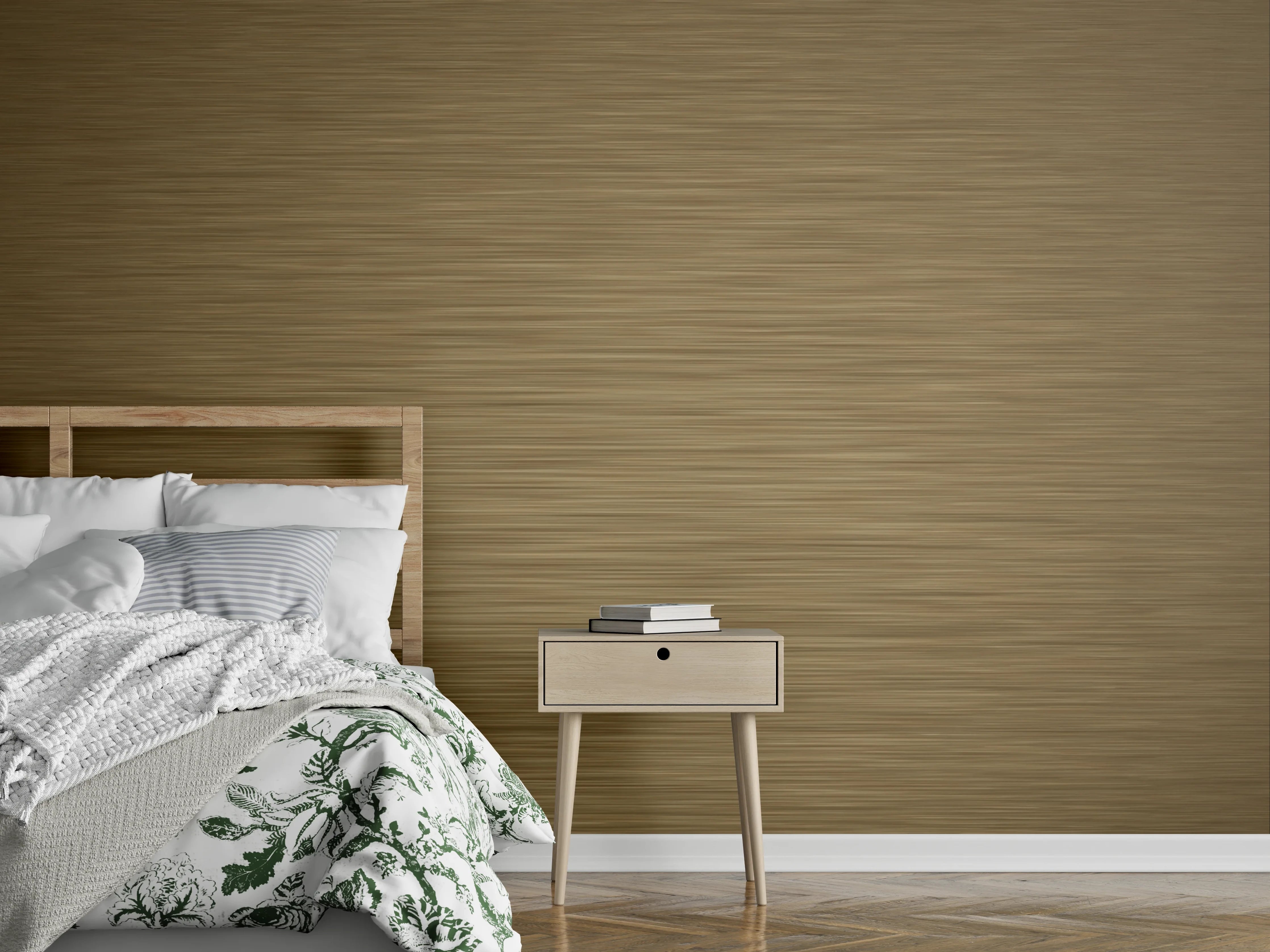 Wandverkleidung Schlafzimmer - Bronze - ALU Prime - Metall Gebürstet