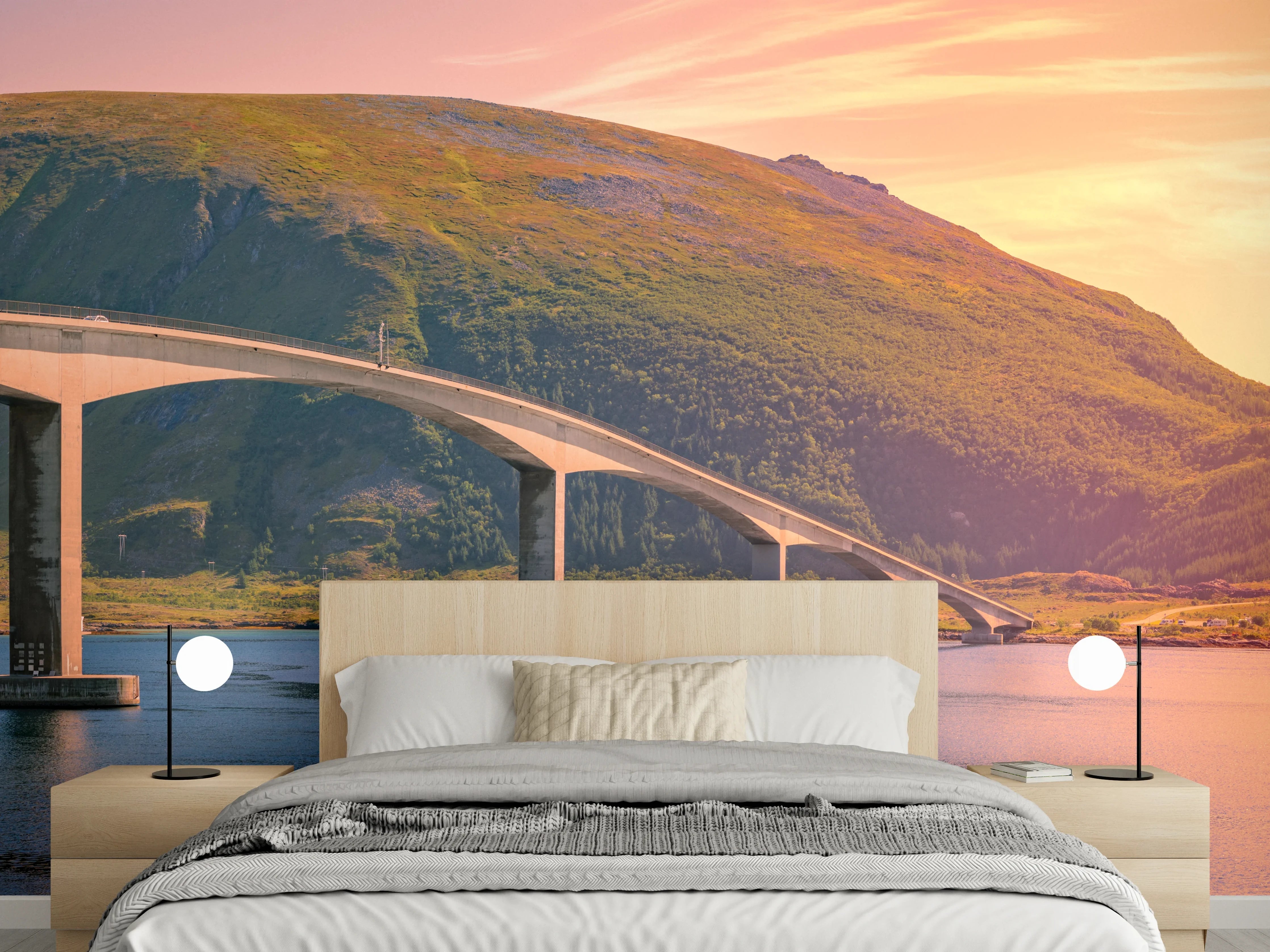 Wandverkleidung Schlafzimmer - Brückenstraße in Norwegen
