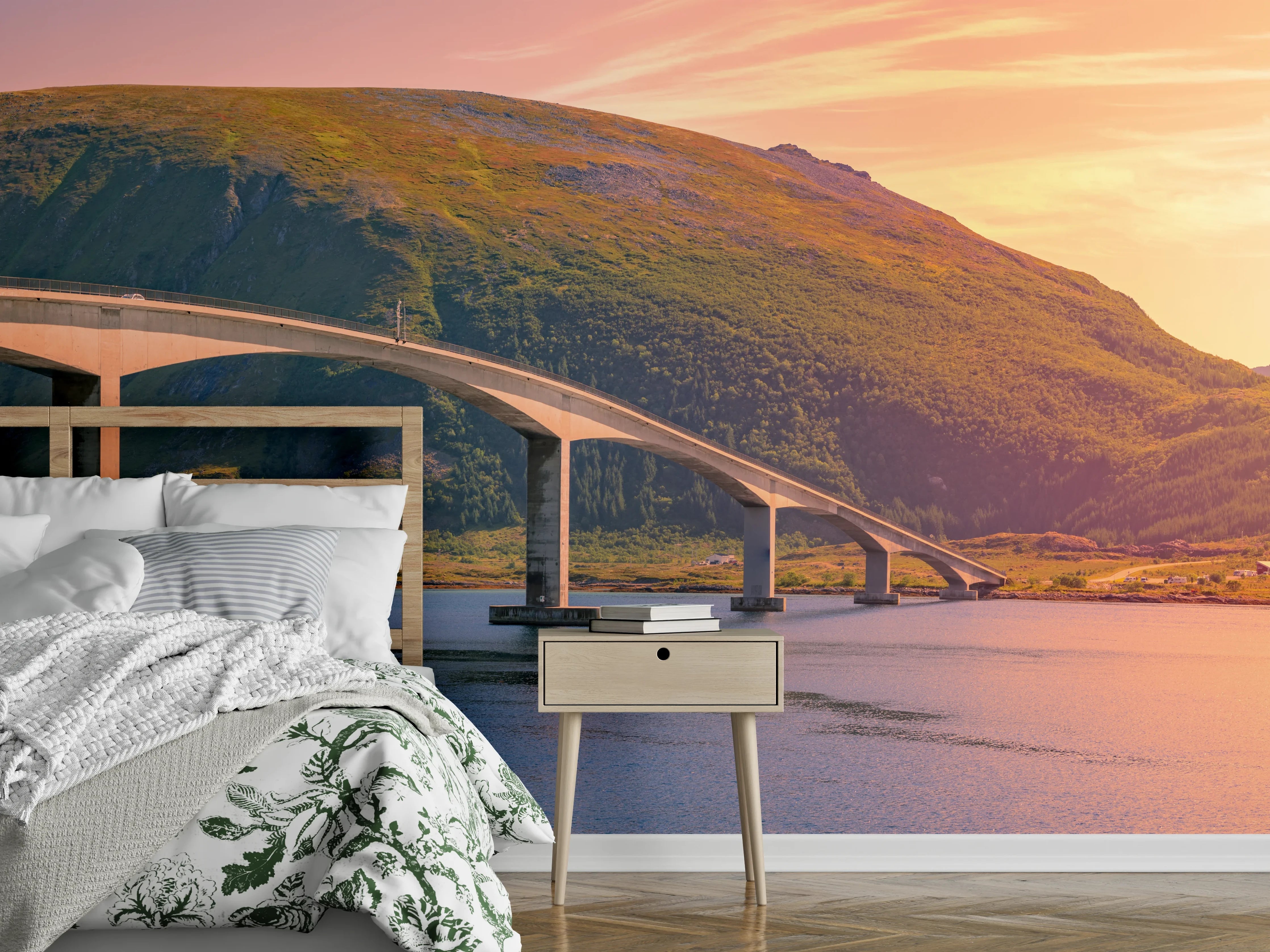 Wandverkleidung Schlafzimmer - Brückenstraße in Norwegen