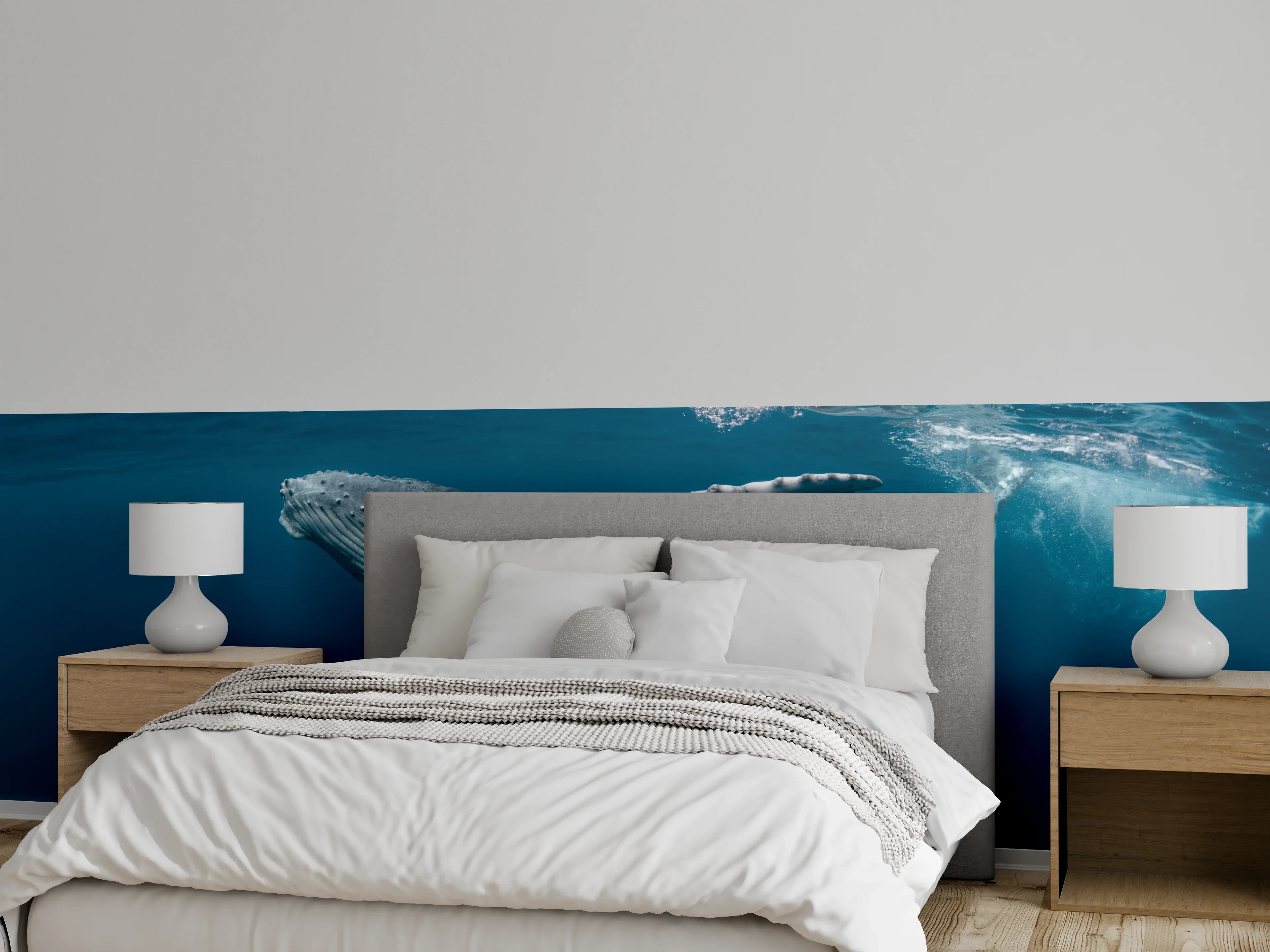 Wandverkleidung Schlafzimmer - Buckelbaby - nähe Wasseroberfläche