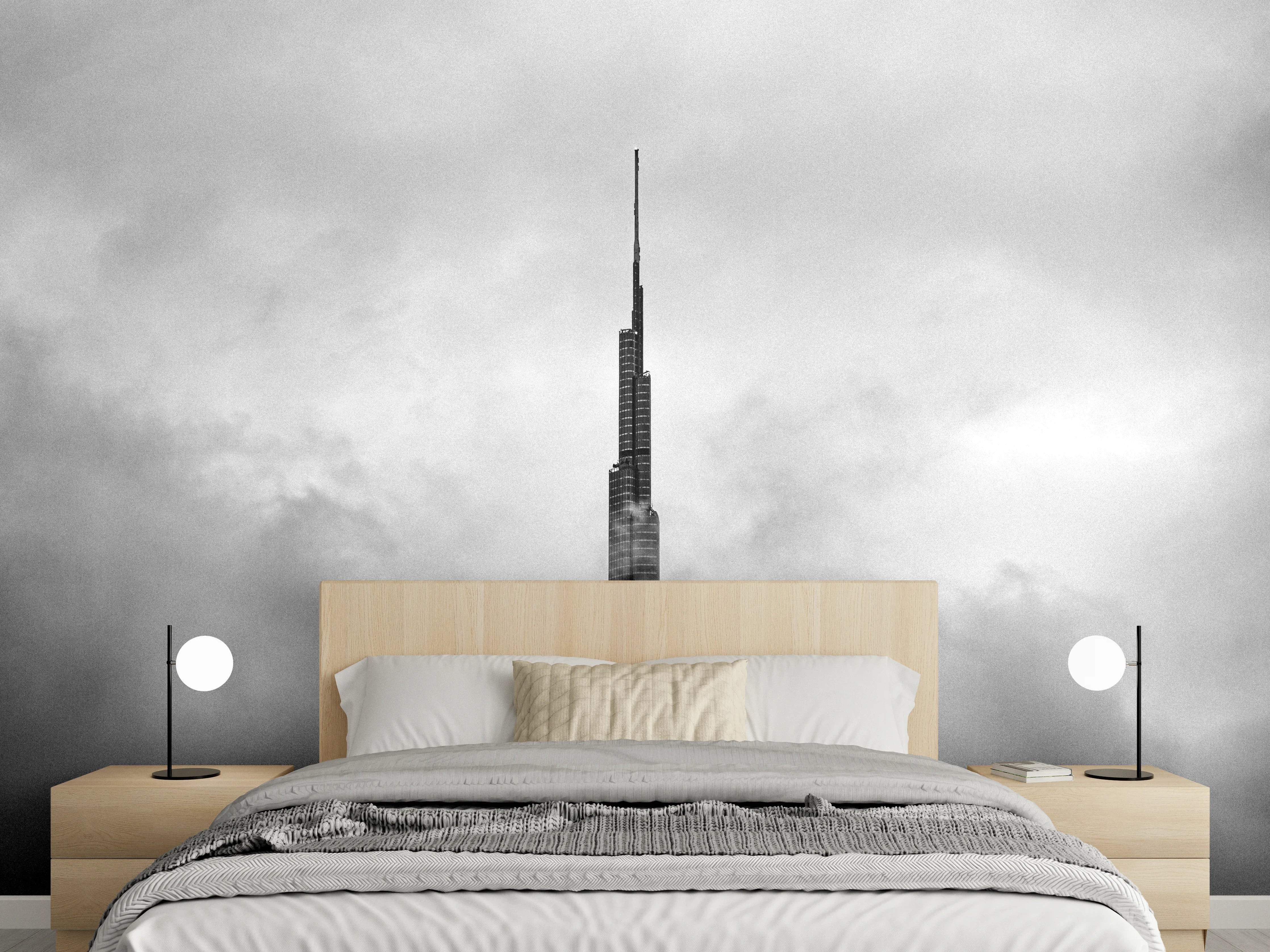 Wandverkleidung Schlafzimmer - Burj Khalifa - Dubai