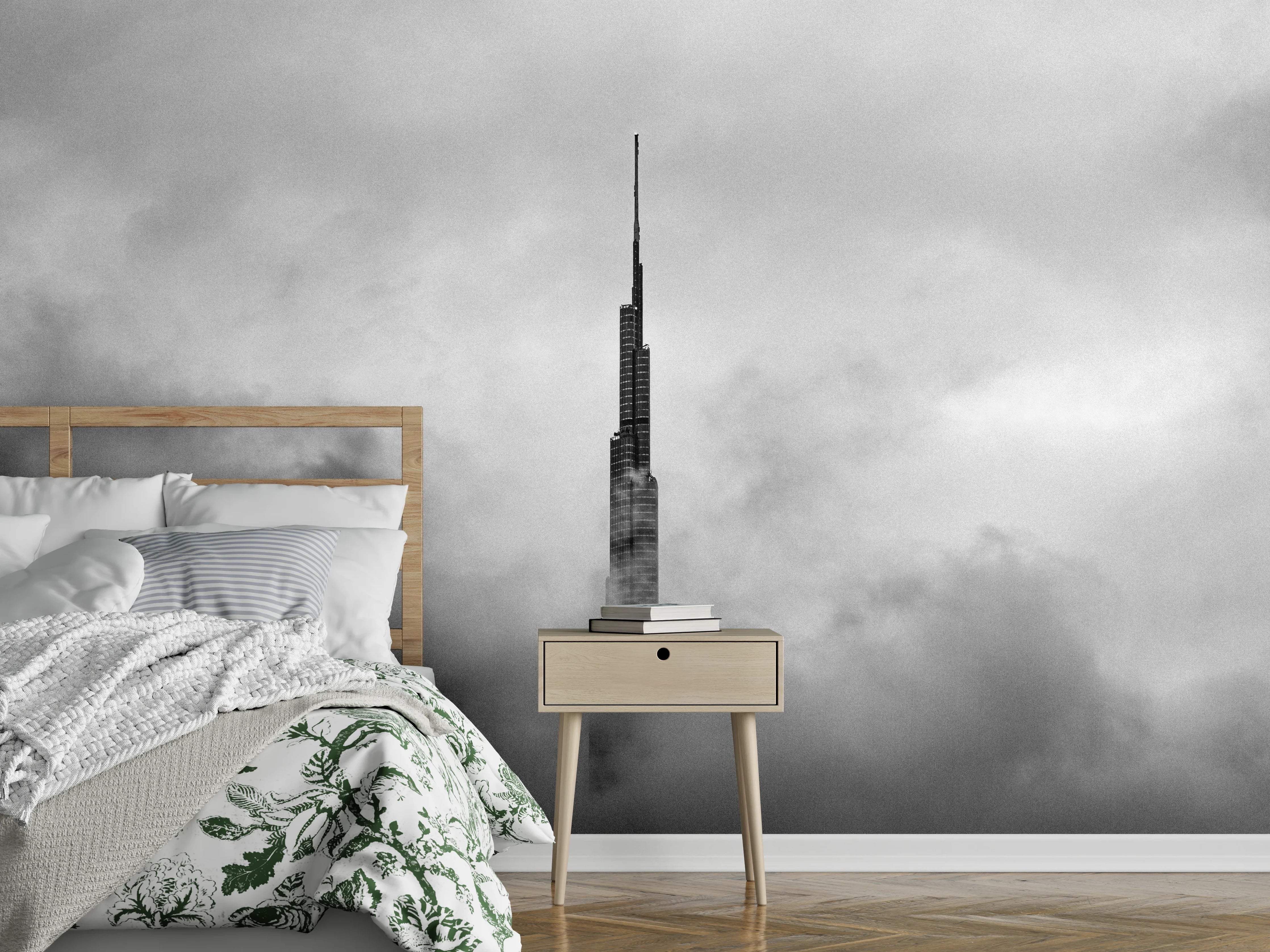 Wandverkleidung Schlafzimmer - Burj Khalifa - Dubai