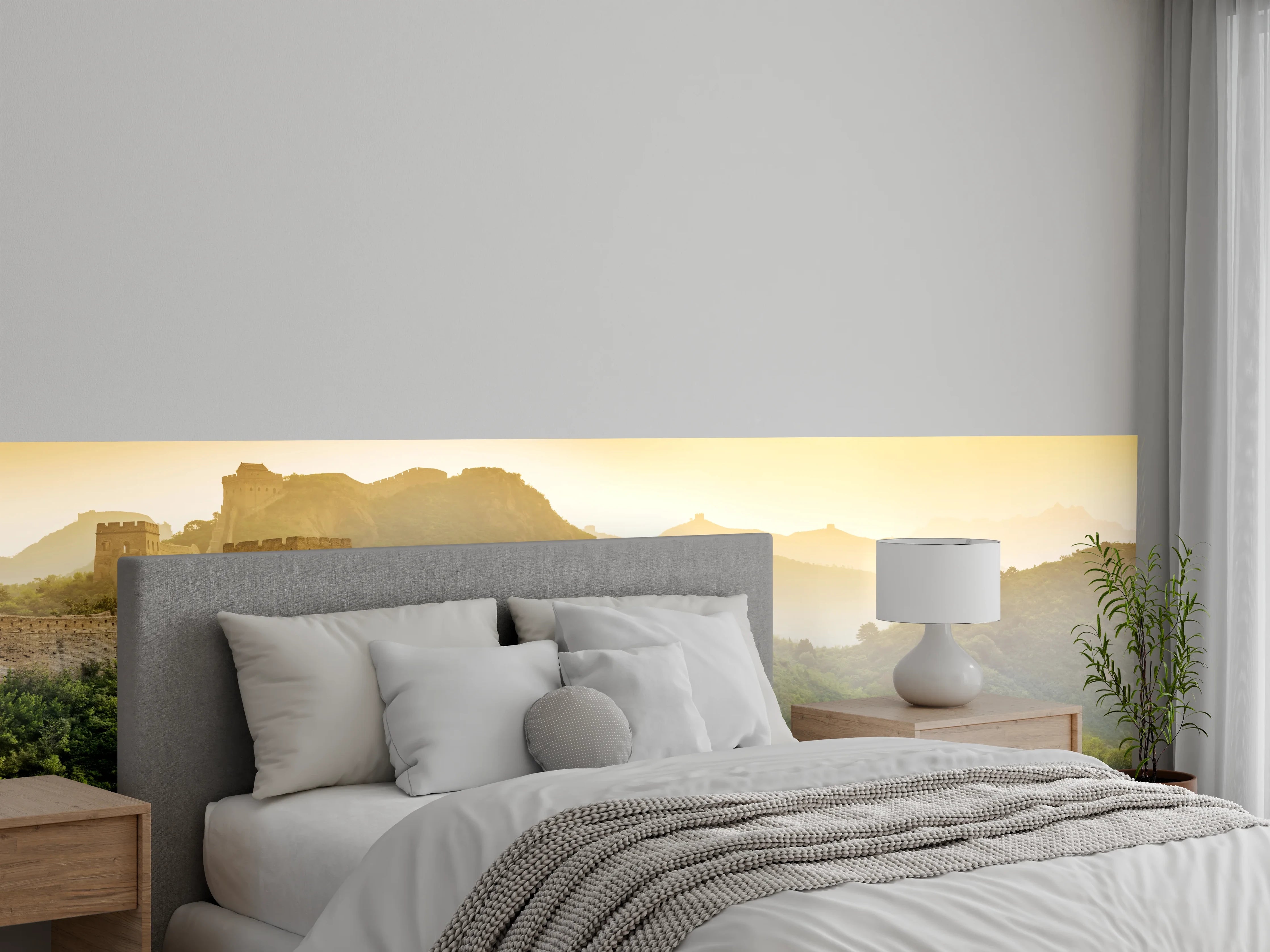 Wandverkleidung Schlafzimmer - Chinesische Mauer