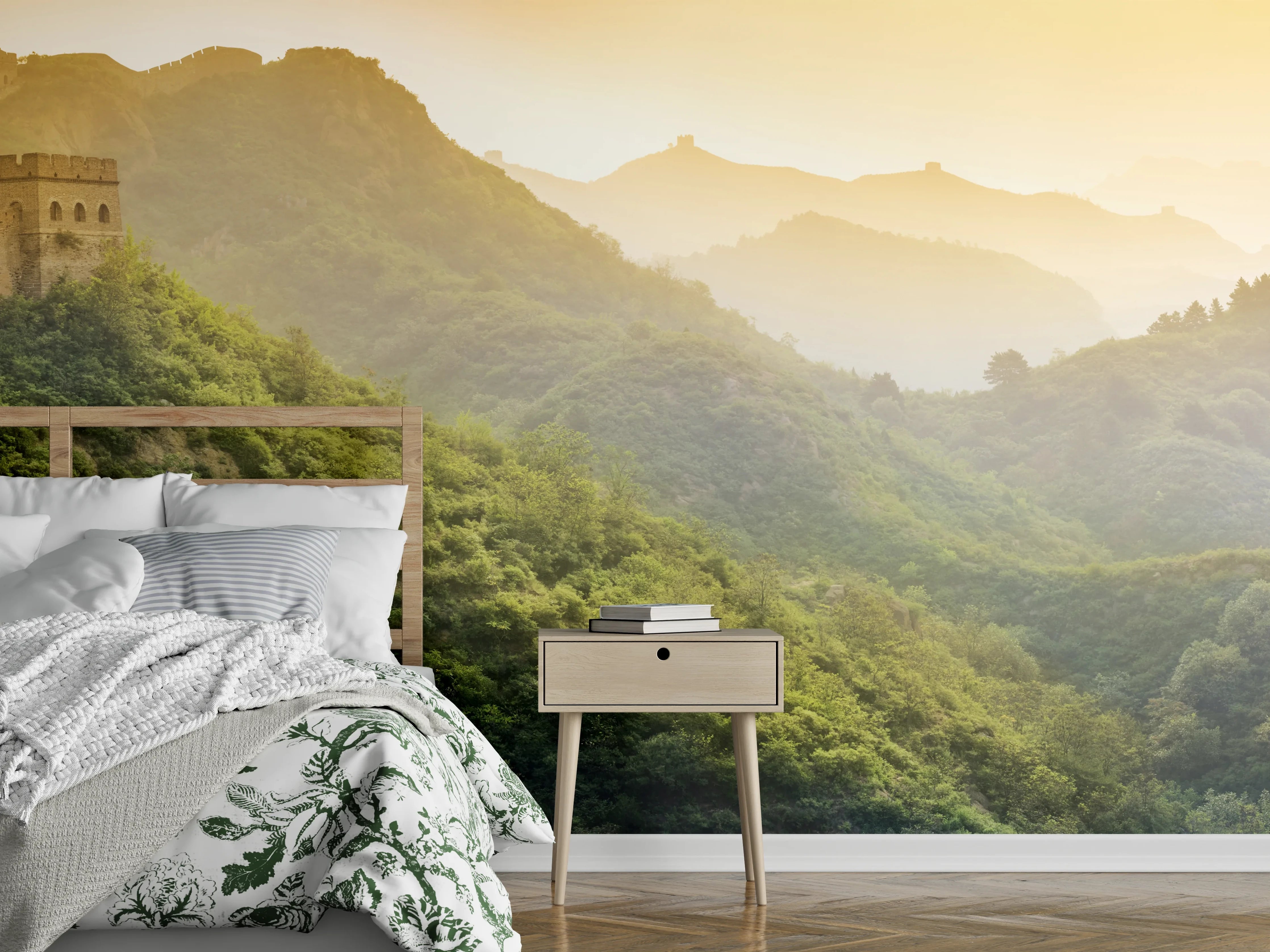 Wandverkleidung Schlafzimmer - Chinesische Mauer