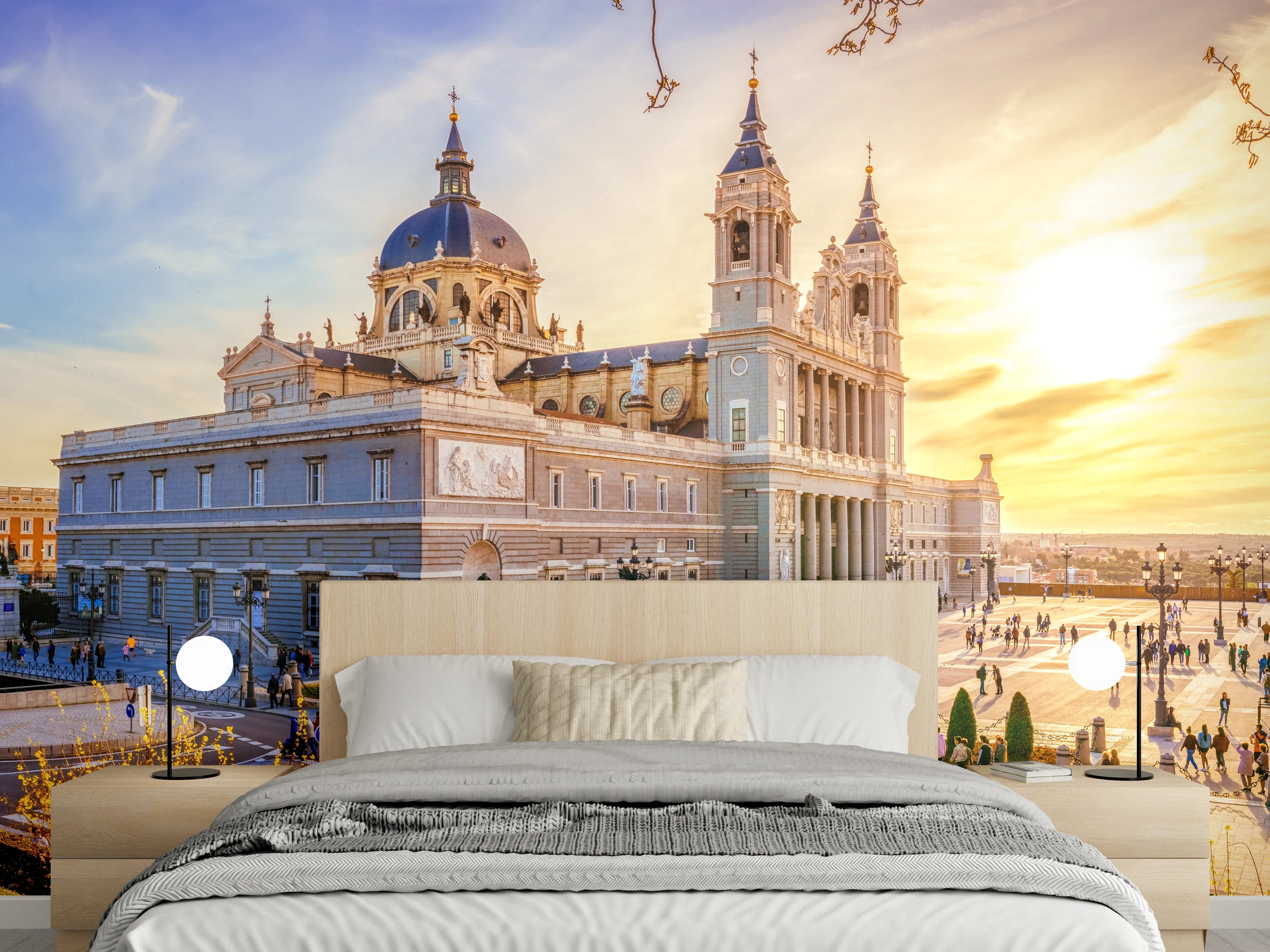 Wandverkleidung Schlafzimmer - Die Kathedrale von Madrid