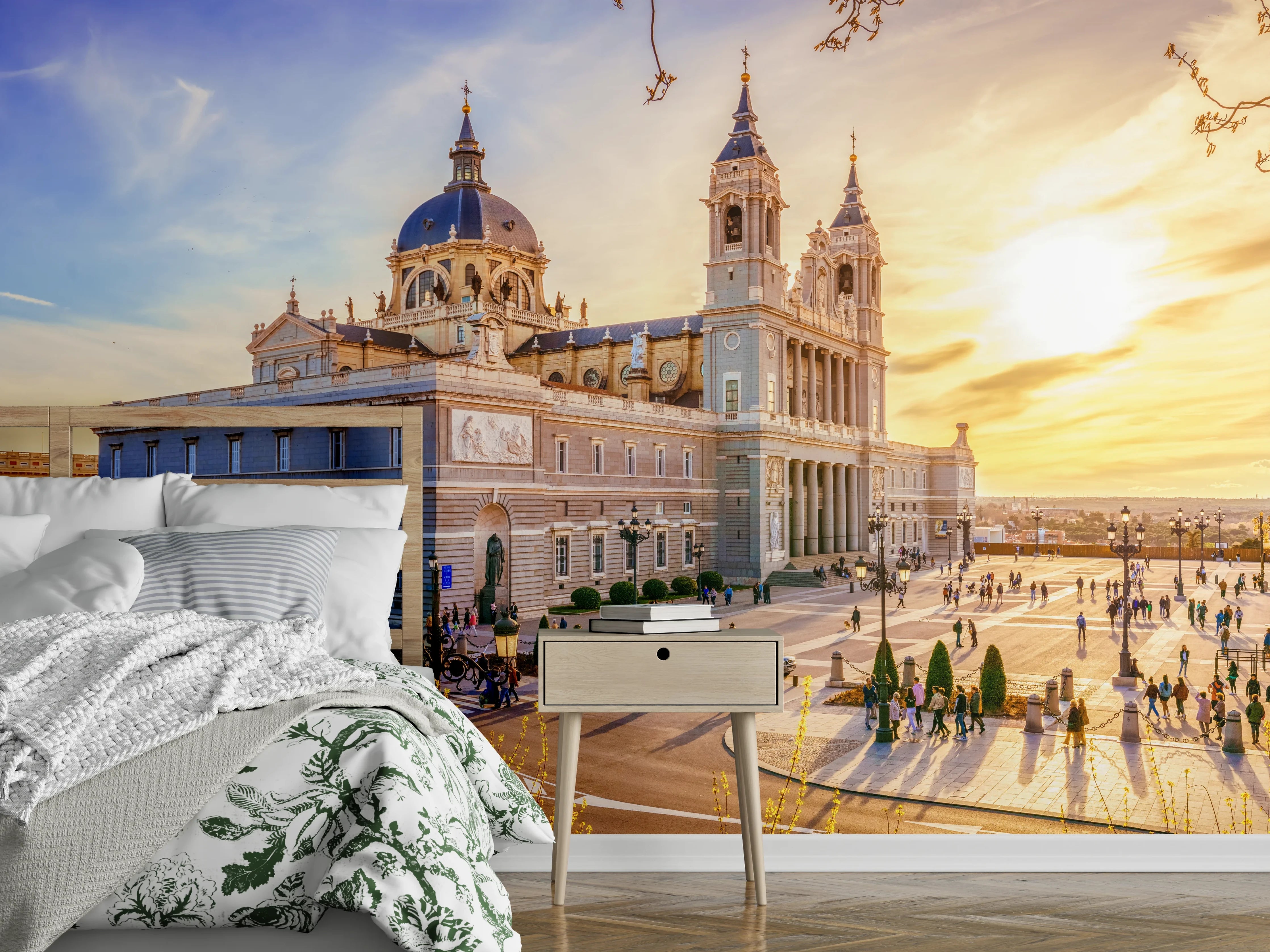Wandverkleidung Schlafzimmer - Die Kathedrale von Madrid