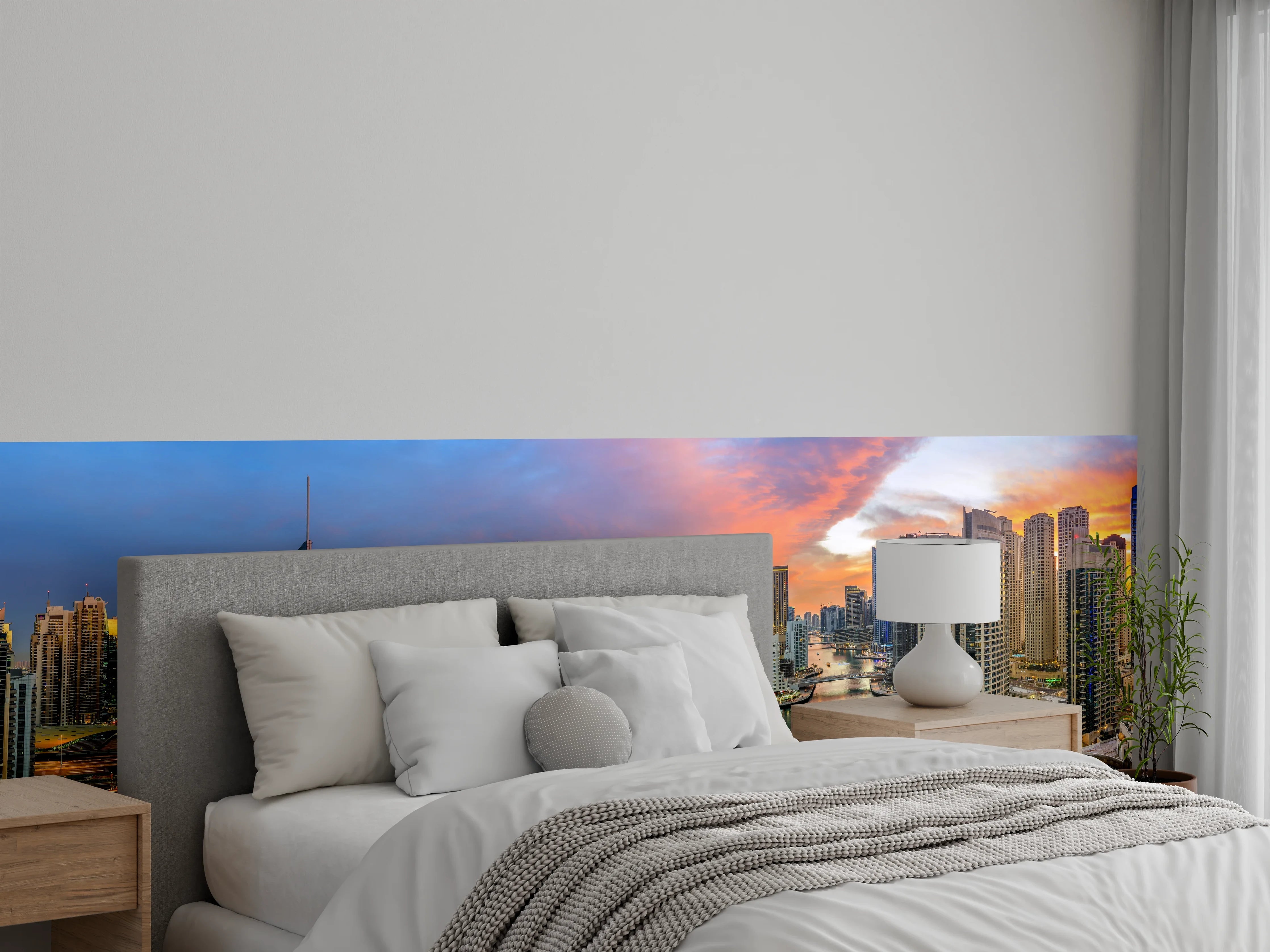 Wandverkleidung Schlafzimmer - Dubai Yachthafen