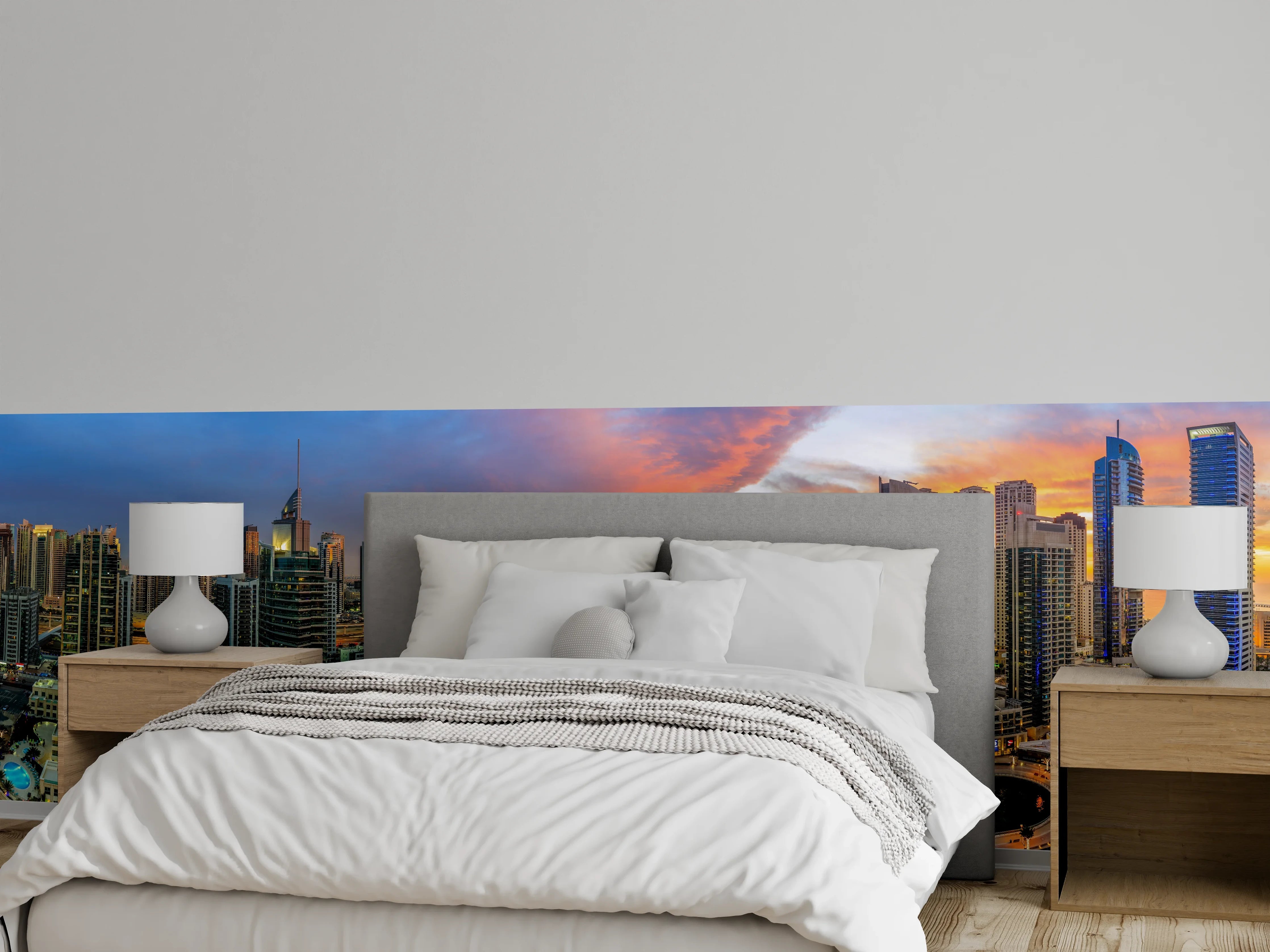 Wandverkleidung Schlafzimmer - Dubai Yachthafen