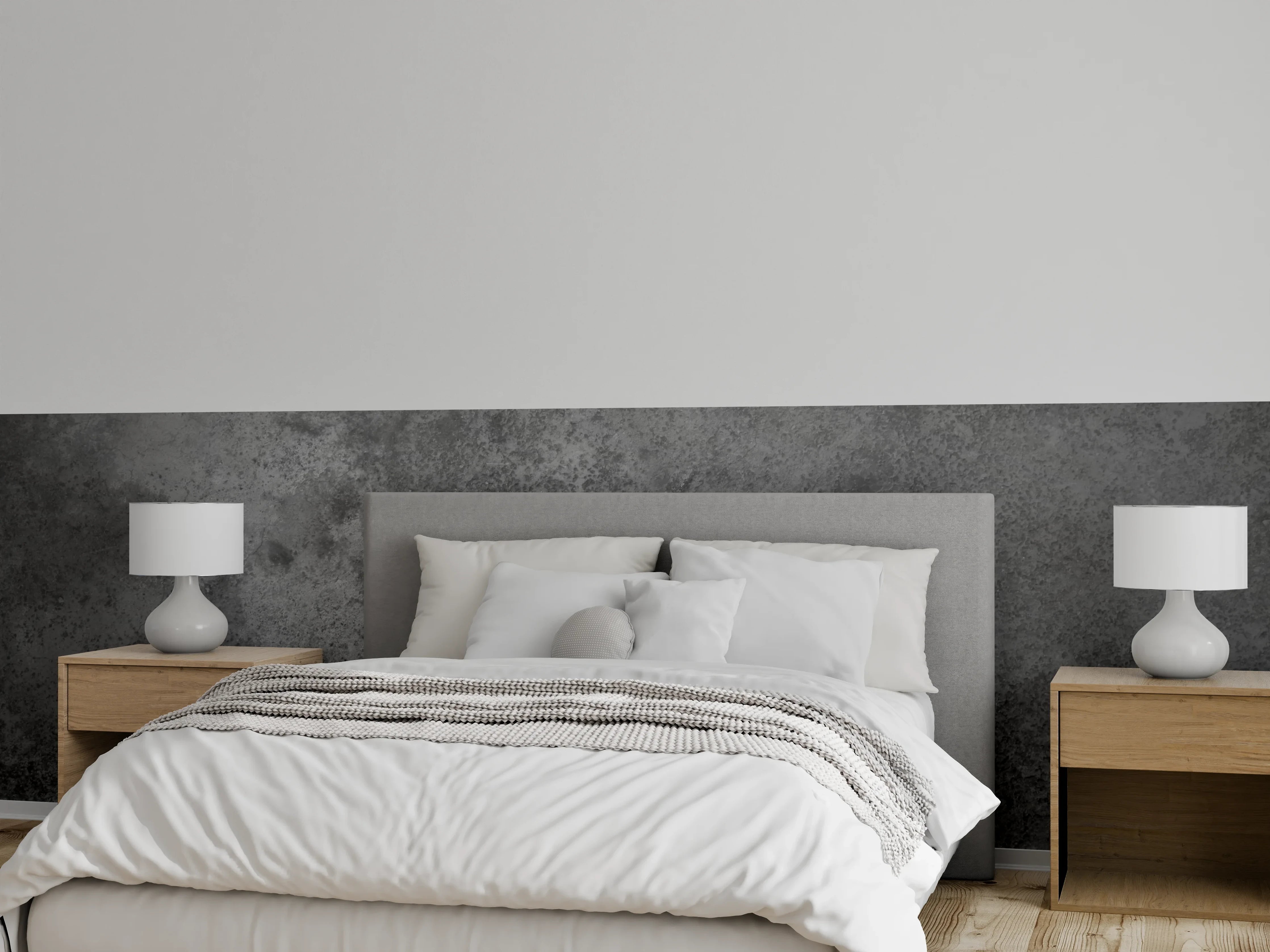 Wandverkleidung Schlafzimmer - Dunkle alte Zementwand