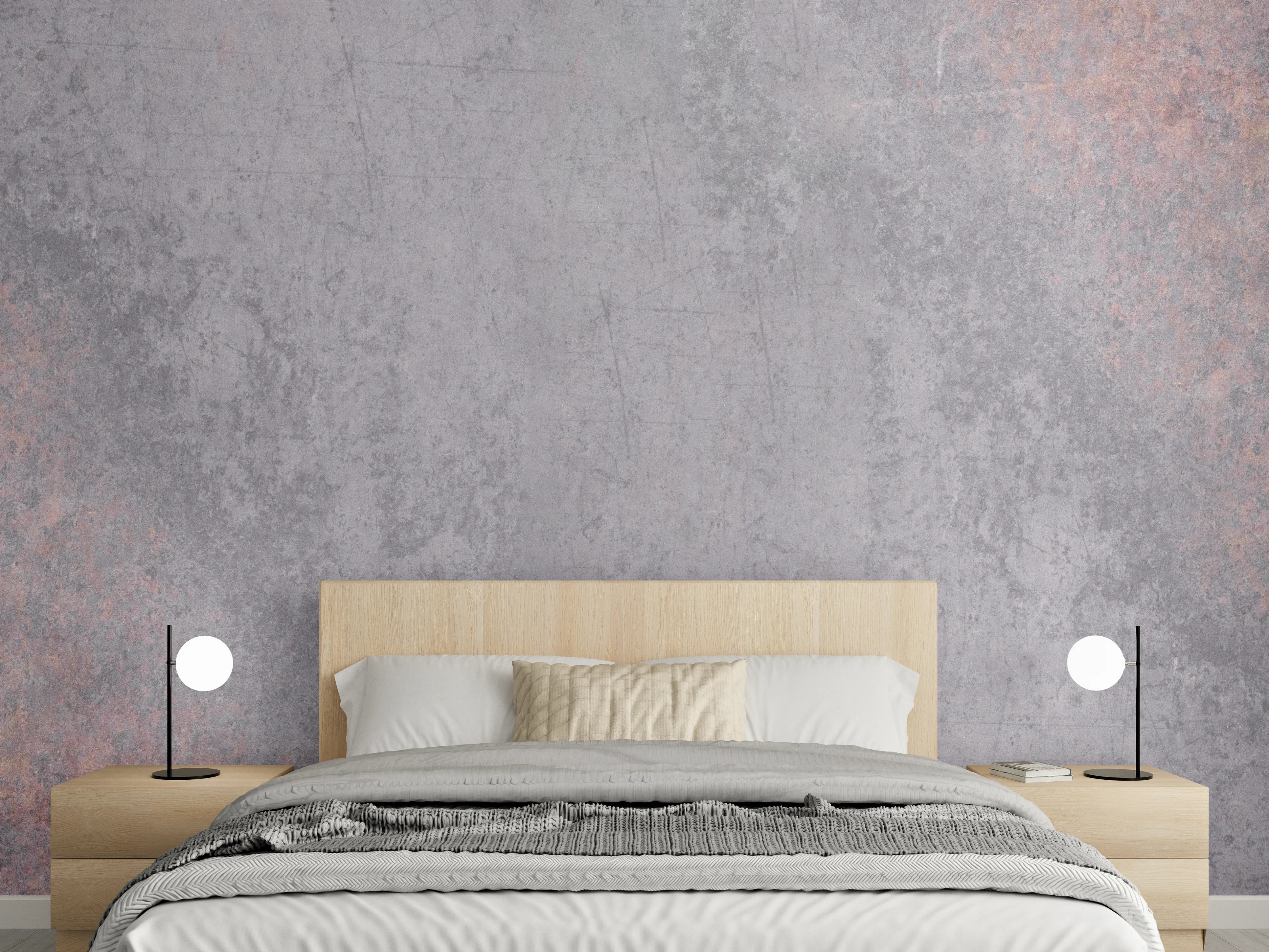 Wandverkleidung Schlafzimmer - Dunklen Metall Steinhintergrund